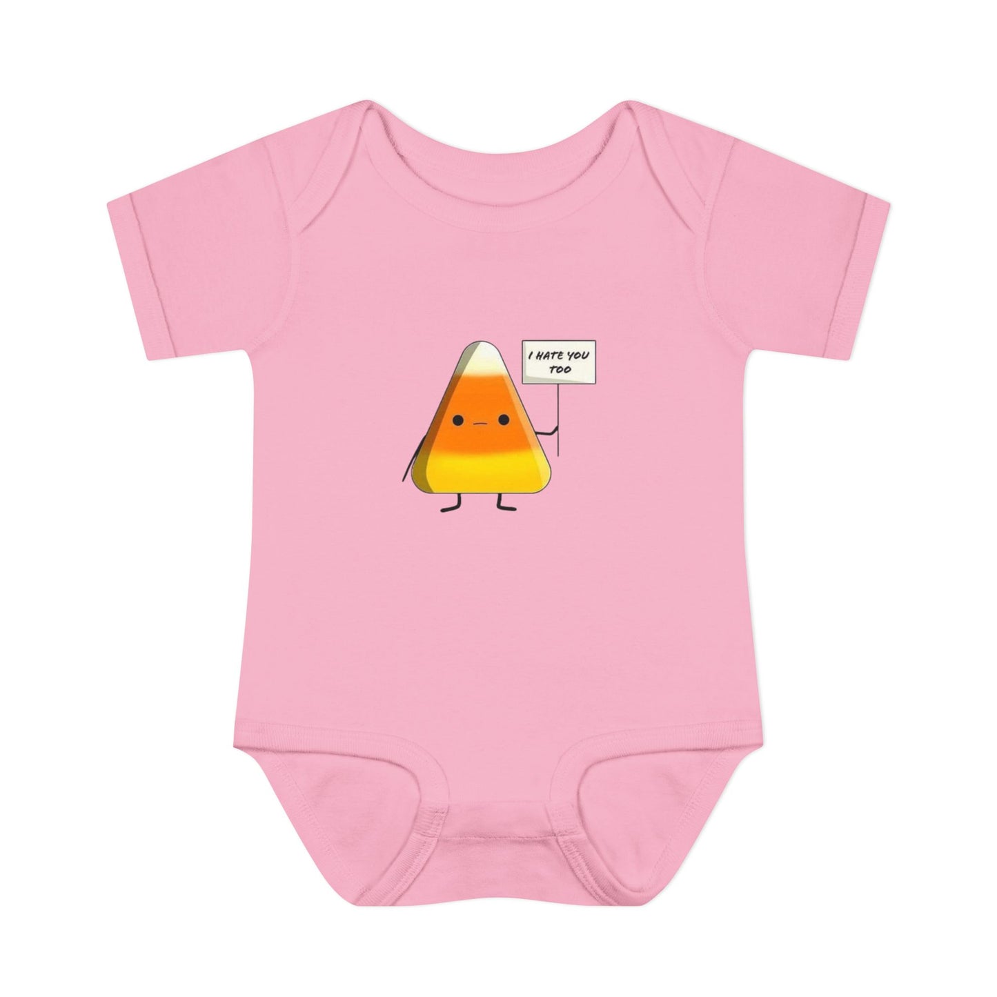 Onesie - Candy Corn I Hate You Too Infant Baby Rib Bodysuit