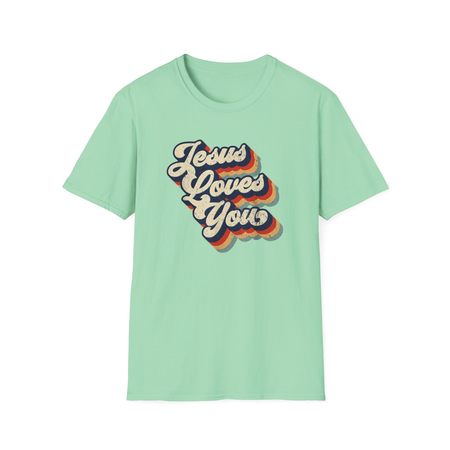 Jesus Loves You - Unisex Softstyle T-Shirt - Fun and Casual Wear for All Occasions