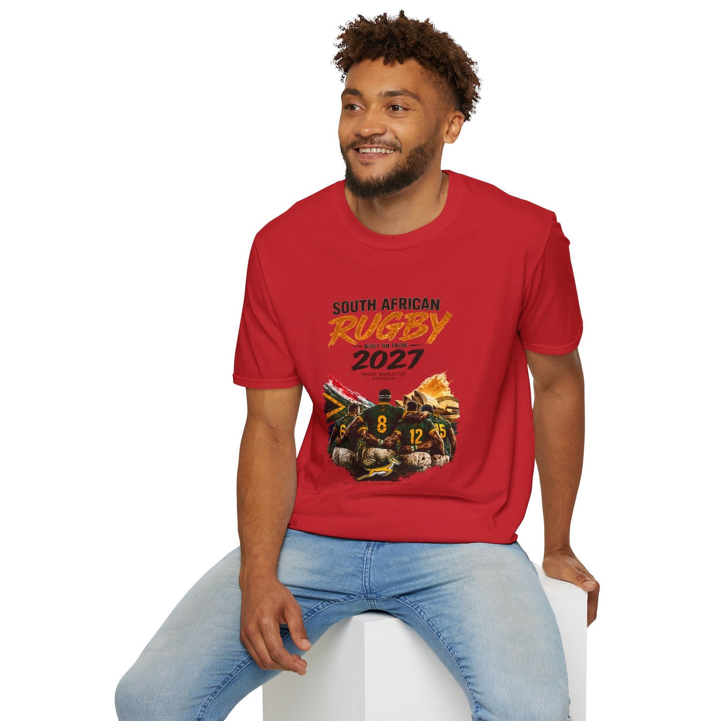 South African Rugby 2027 T-Shirt - Springbok Fans Rugby World Cup Support Tee