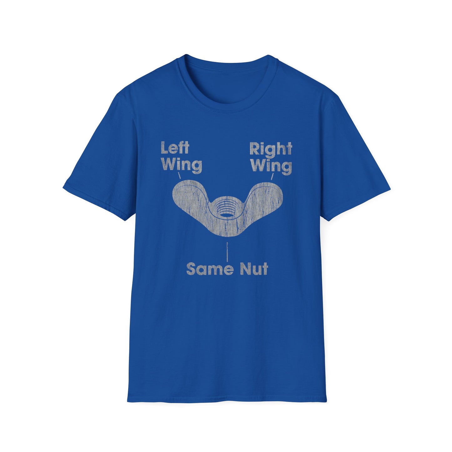 Left Wing Right Wing Same Nut - Unisex Softstyle T-Shirt