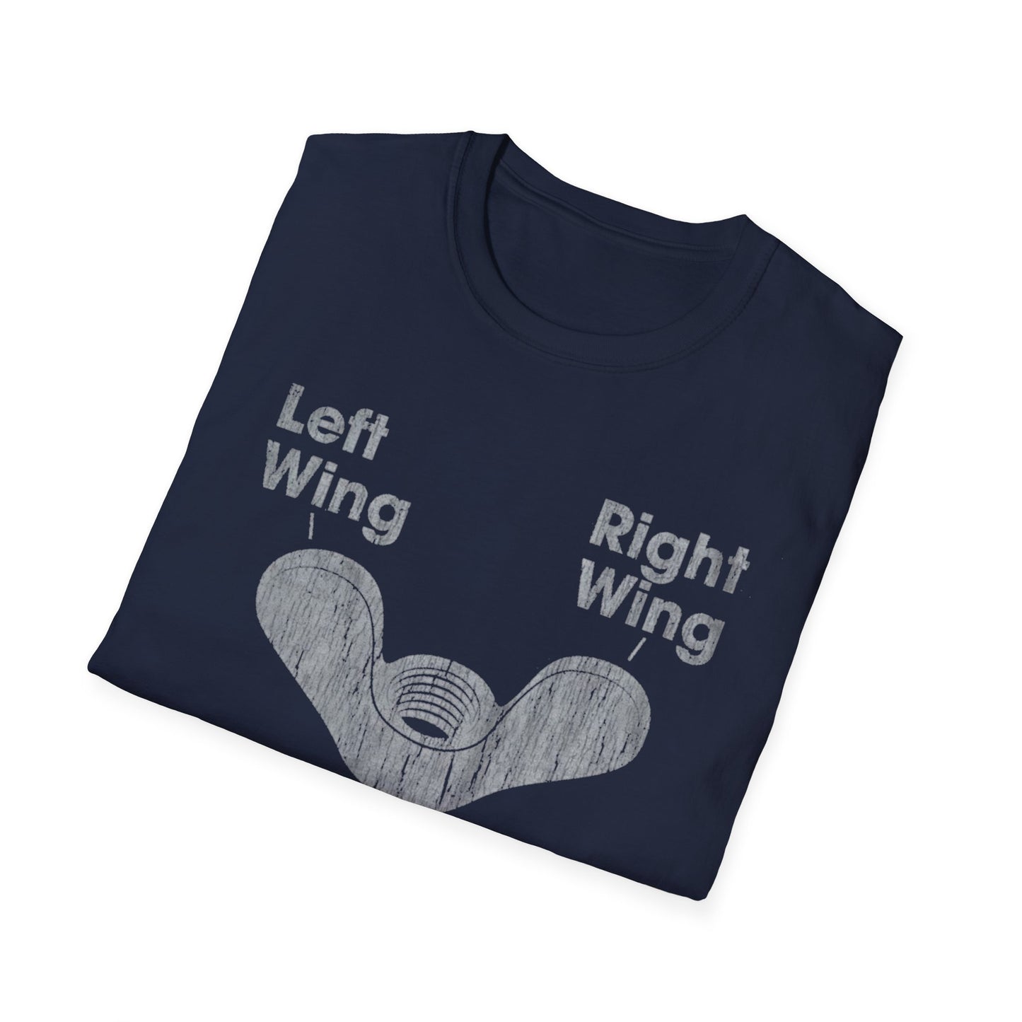 Left Wing Right Wing Same Nut - Unisex Softstyle T-Shirt