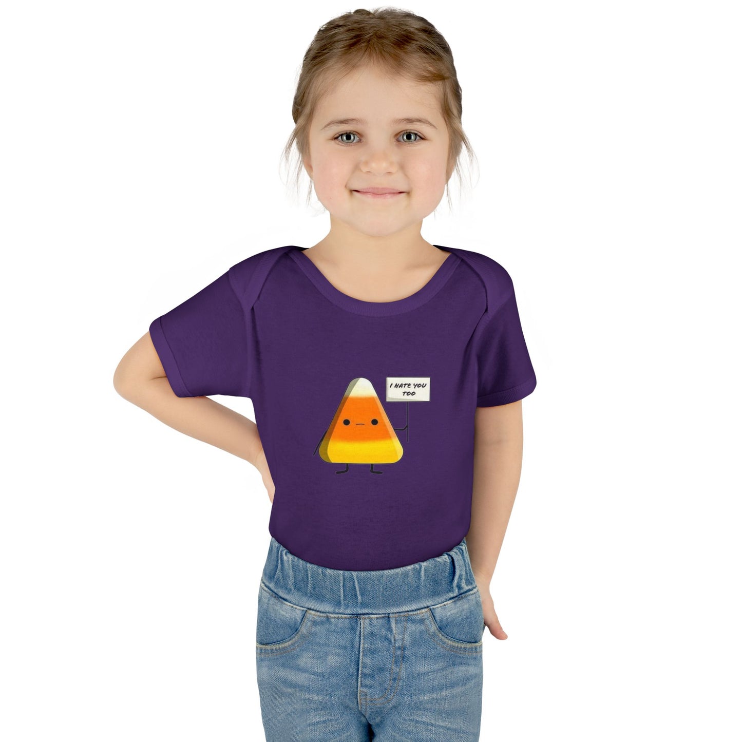 Onesie - Candy Corn I Hate You Too Infant Baby Rib Bodysuit