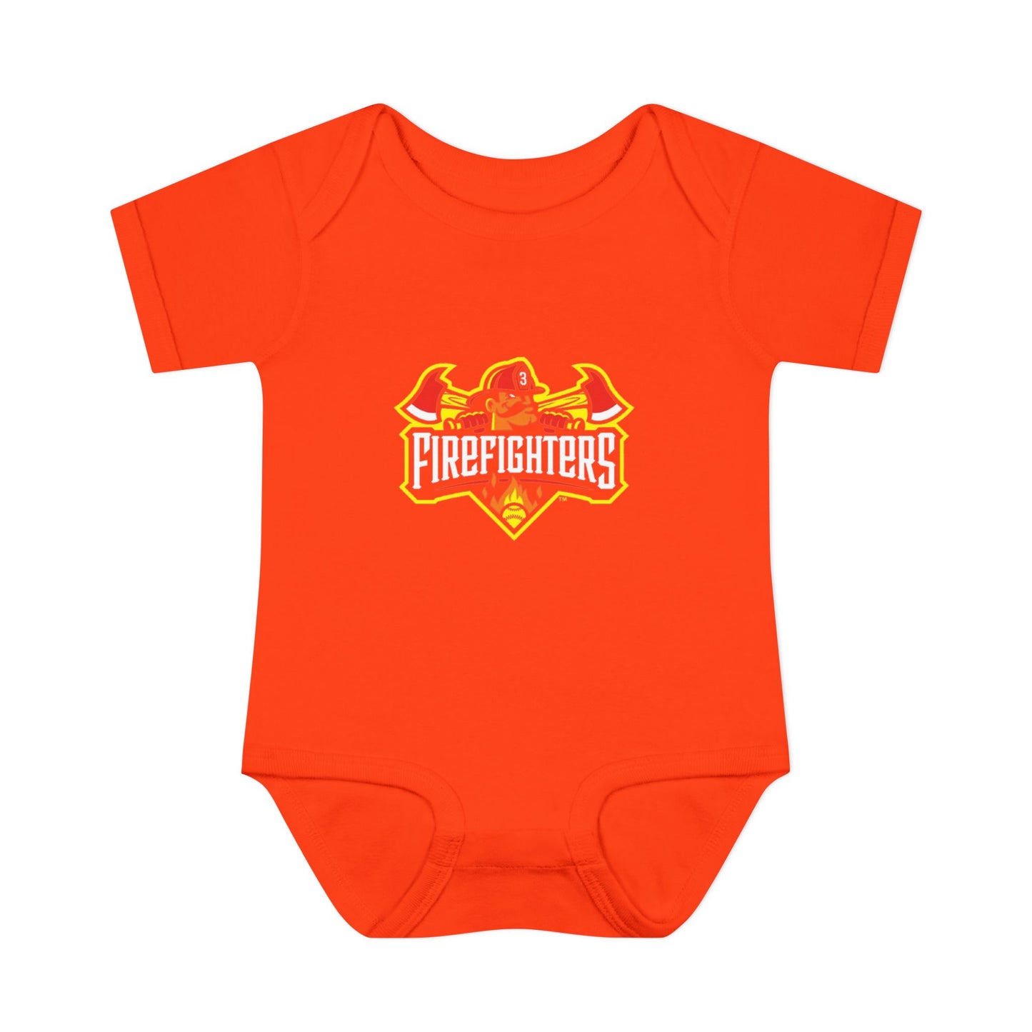 Baby Onesie - Banana Ball League Team Firefighters Design