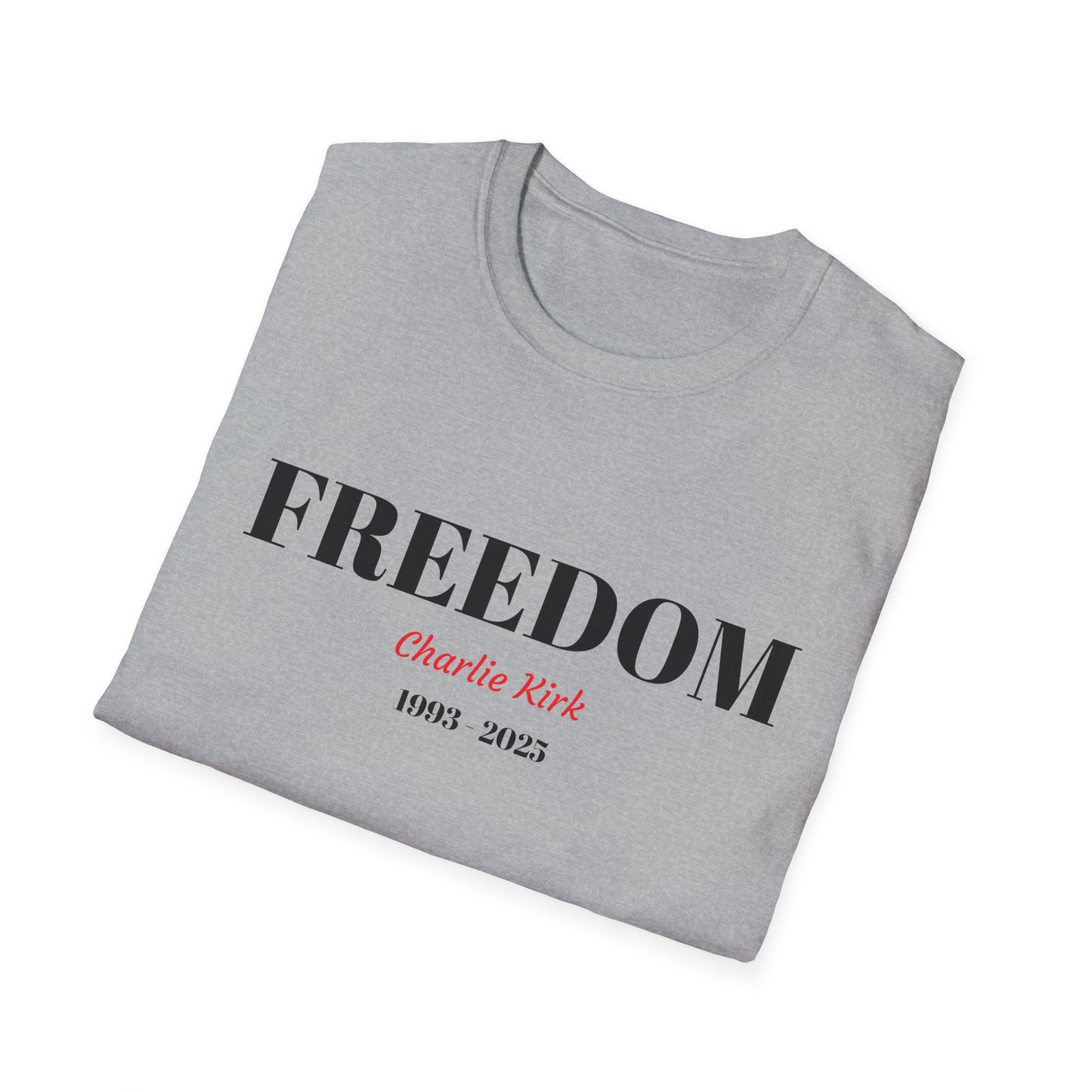 Unisex T-Shirt Charlie Kirk Freedom Shirt