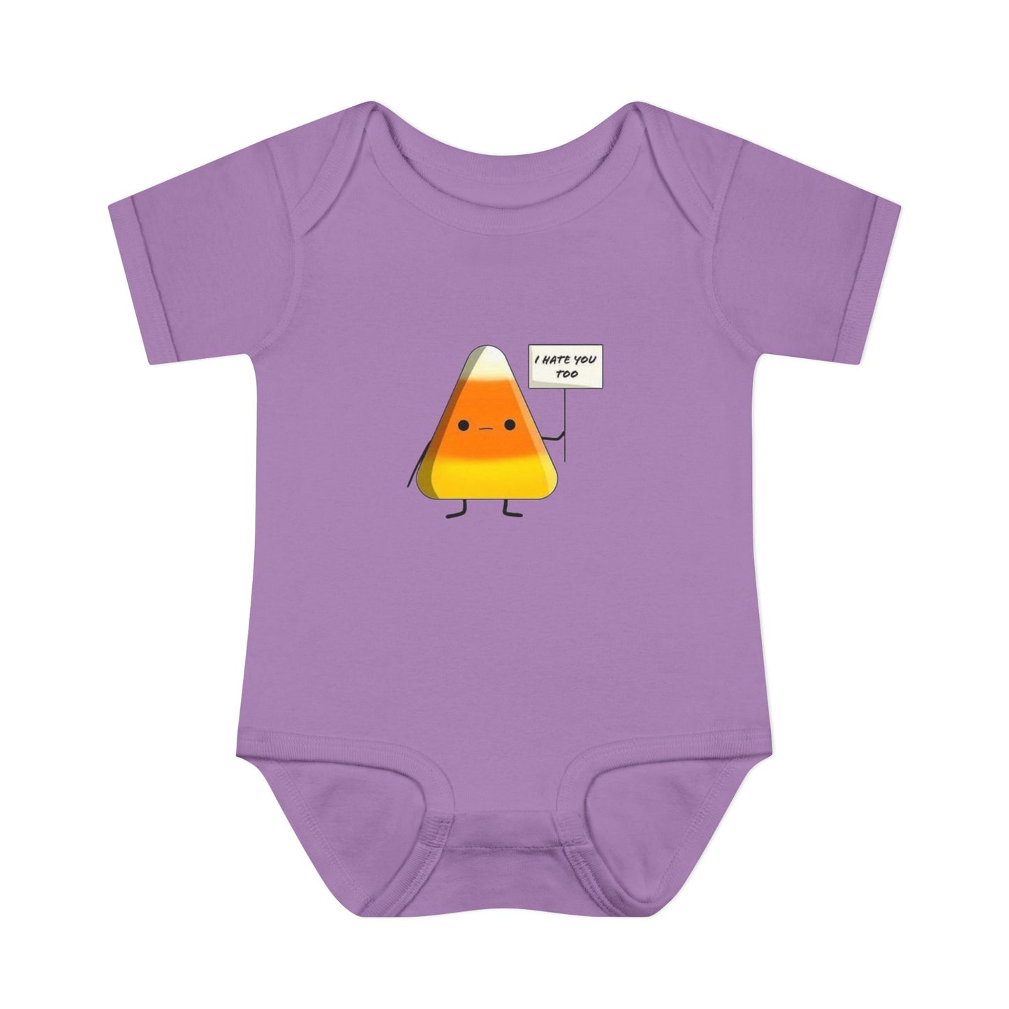 Onesie - Candy Corn I Hate You Too Infant Baby Rib Bodysuit