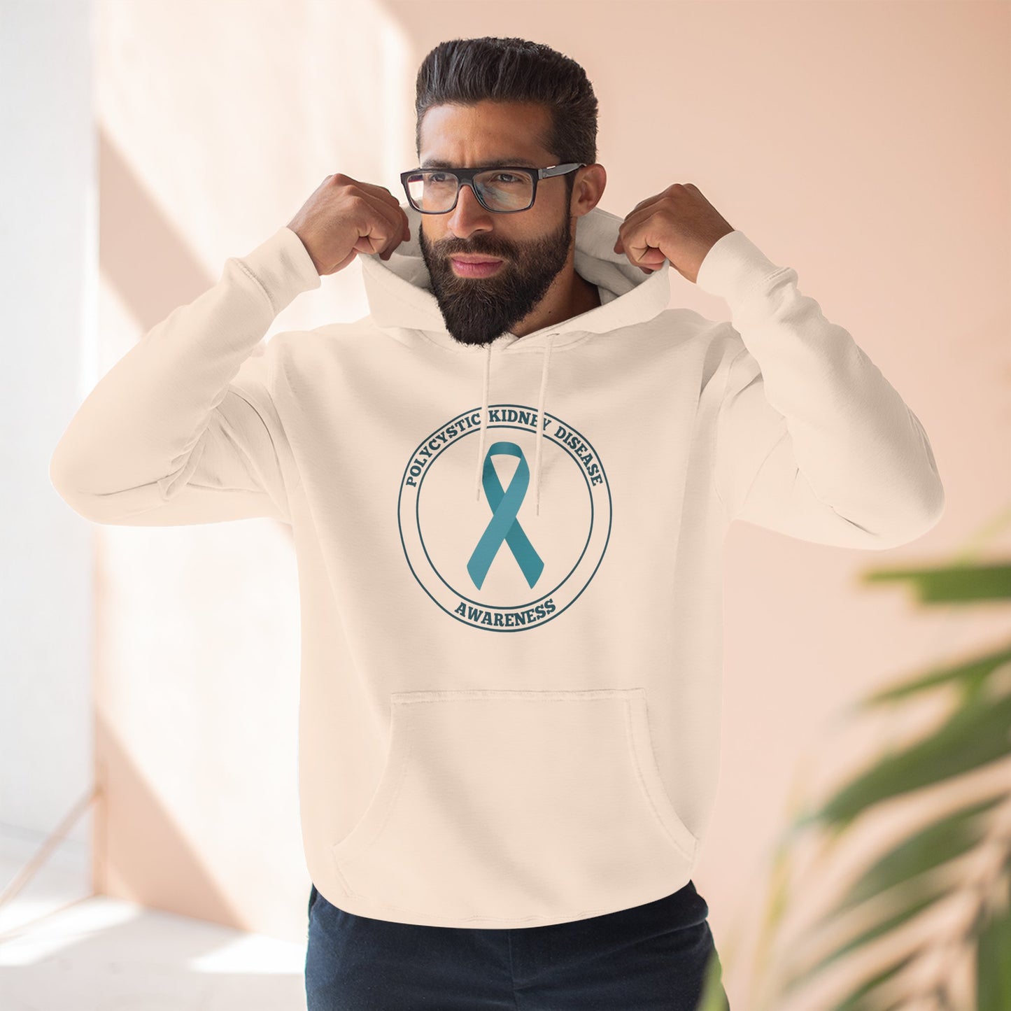 Fleece Hoodie Polycystic Kidney Disease Awareness