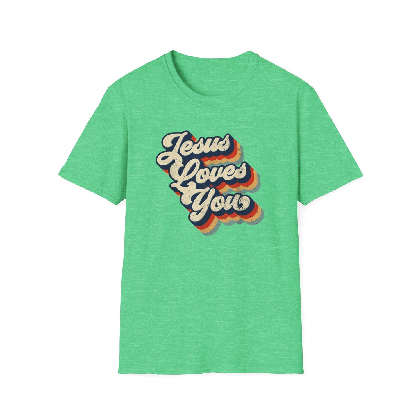 Jesus Loves You - Unisex Softstyle T-Shirt - Fun and Casual Wear for All Occasions