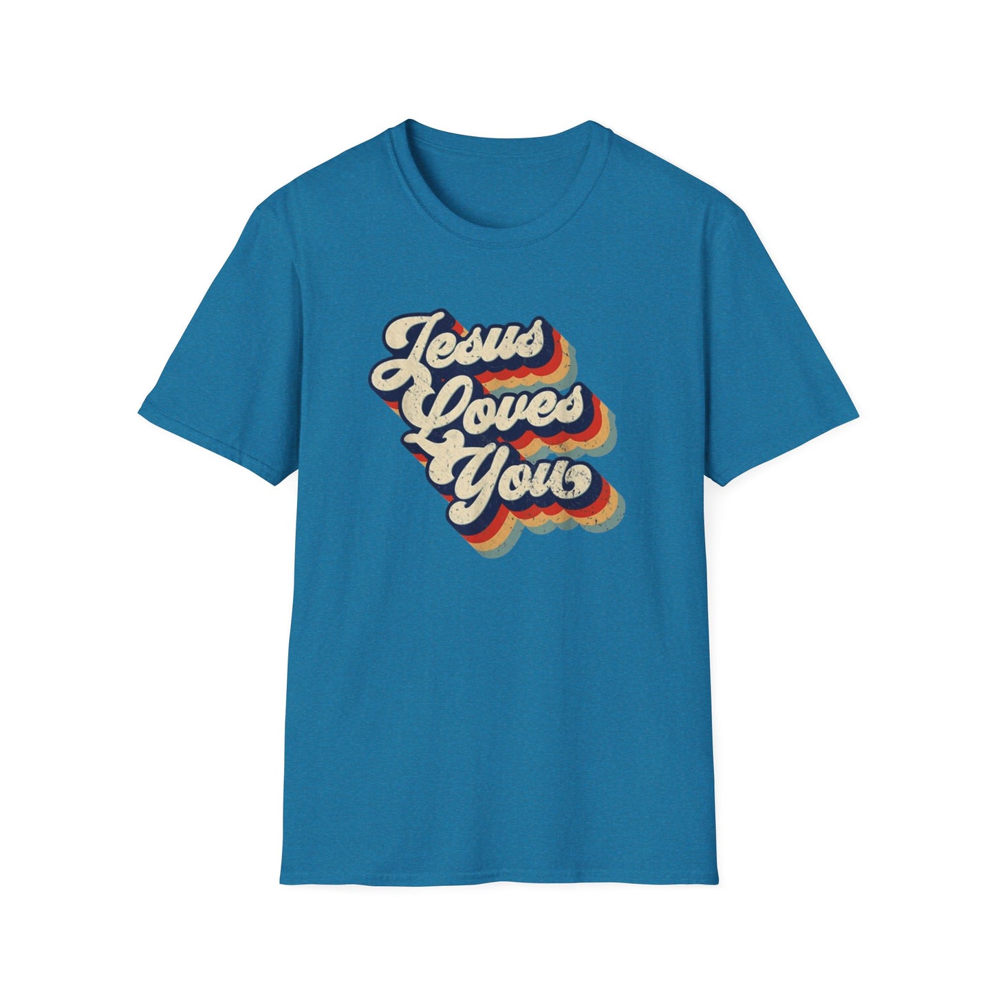 Jesus Loves You - Unisex Softstyle T-Shirt - Fun and Casual Wear for All Occasions
