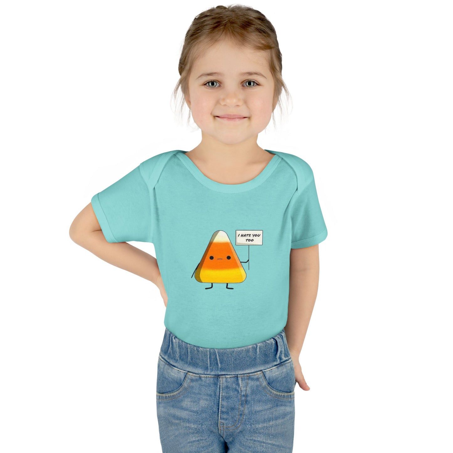 Onesie - Candy Corn I Hate You Too Infant Baby Rib Bodysuit