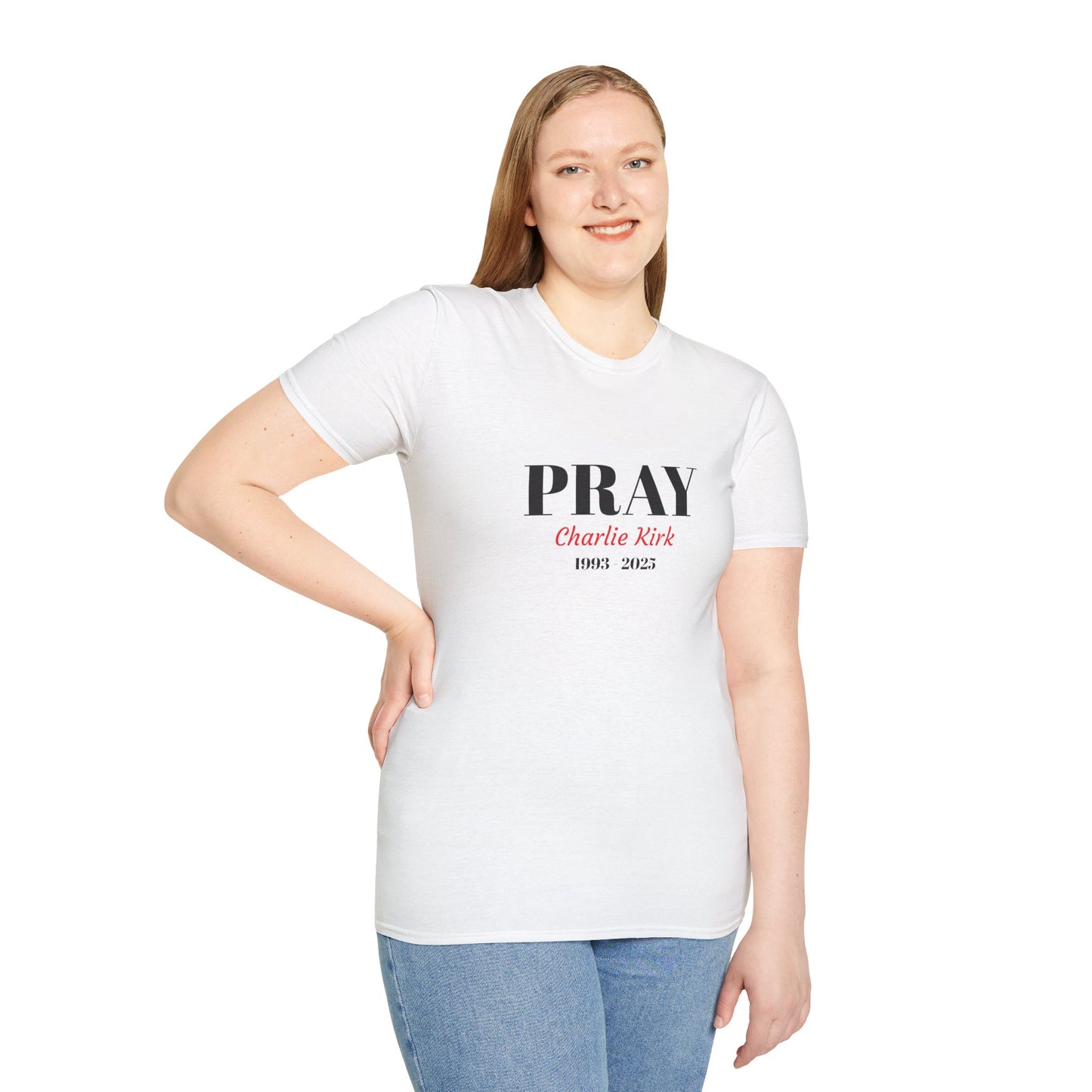 Unisex T-Shirt Charlie Kirk Remembrance Pray Shirt