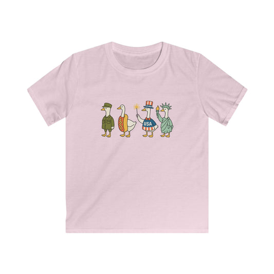 Americas 250 Goose Parade Kids T-Shirt