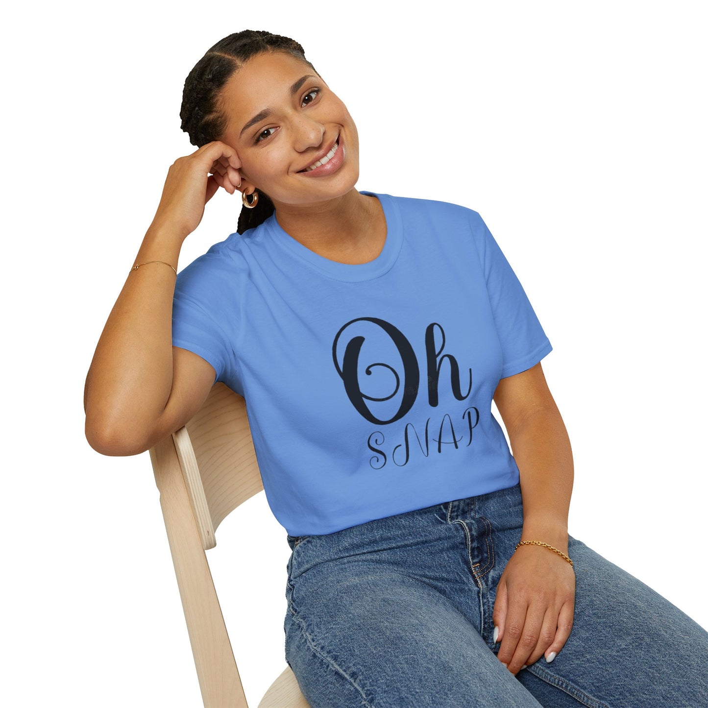 Funny Oh Snap Unisex Softstyle T-Shirt | Cute Gift for Friends, Family, Birthday, Humor, Casual Wear