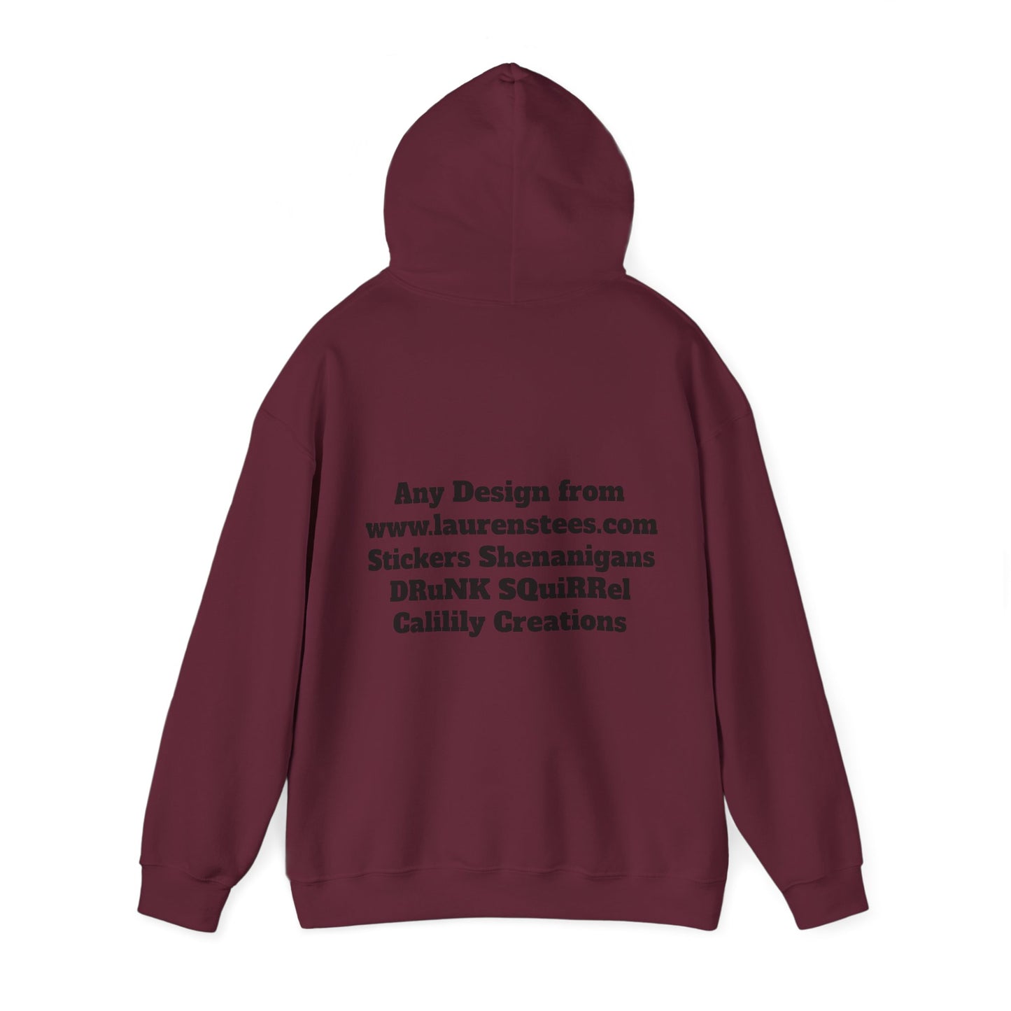 Custom or Any Design on Site Hoodie FRONT AND BACK DESIGNS - Unisex Heavy Blend™ Hooded Sweatshirt