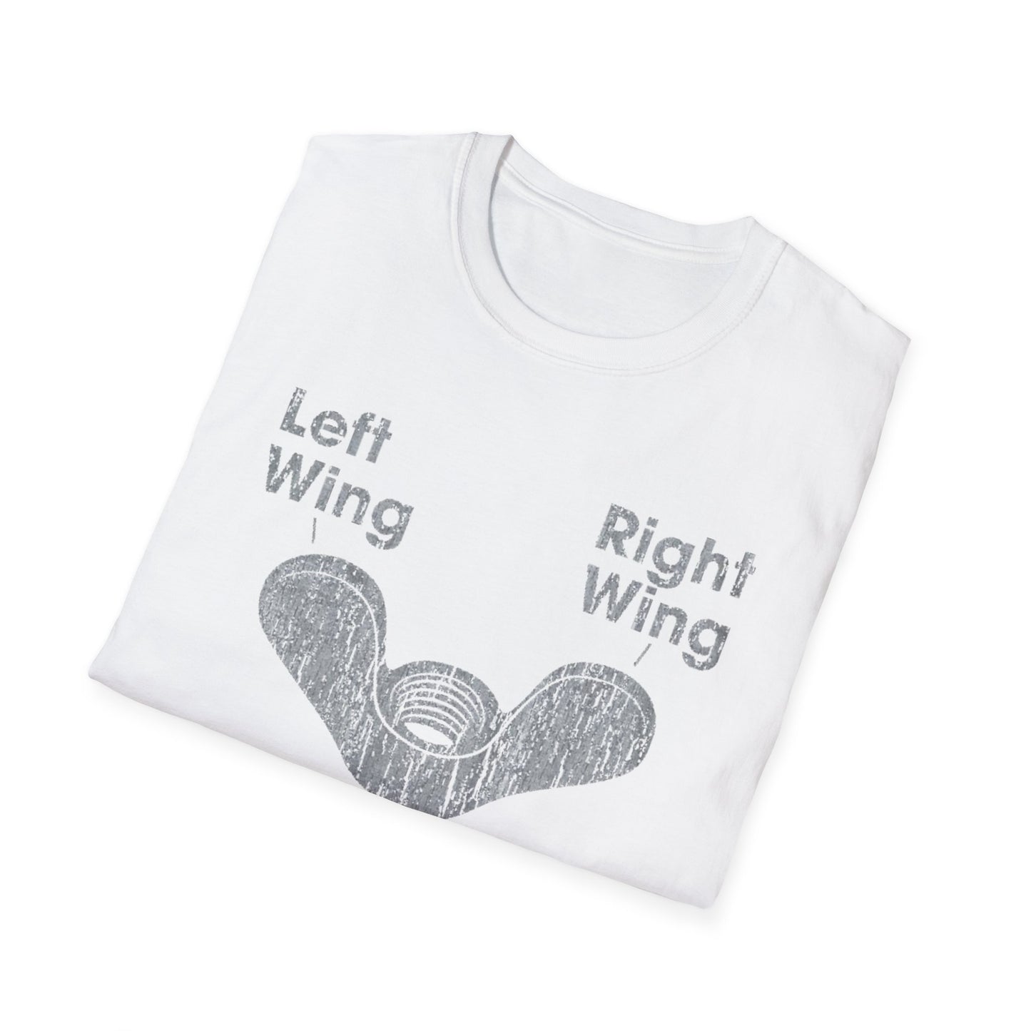Left Wing Right Wing Same Nut - Unisex Softstyle T-Shirt