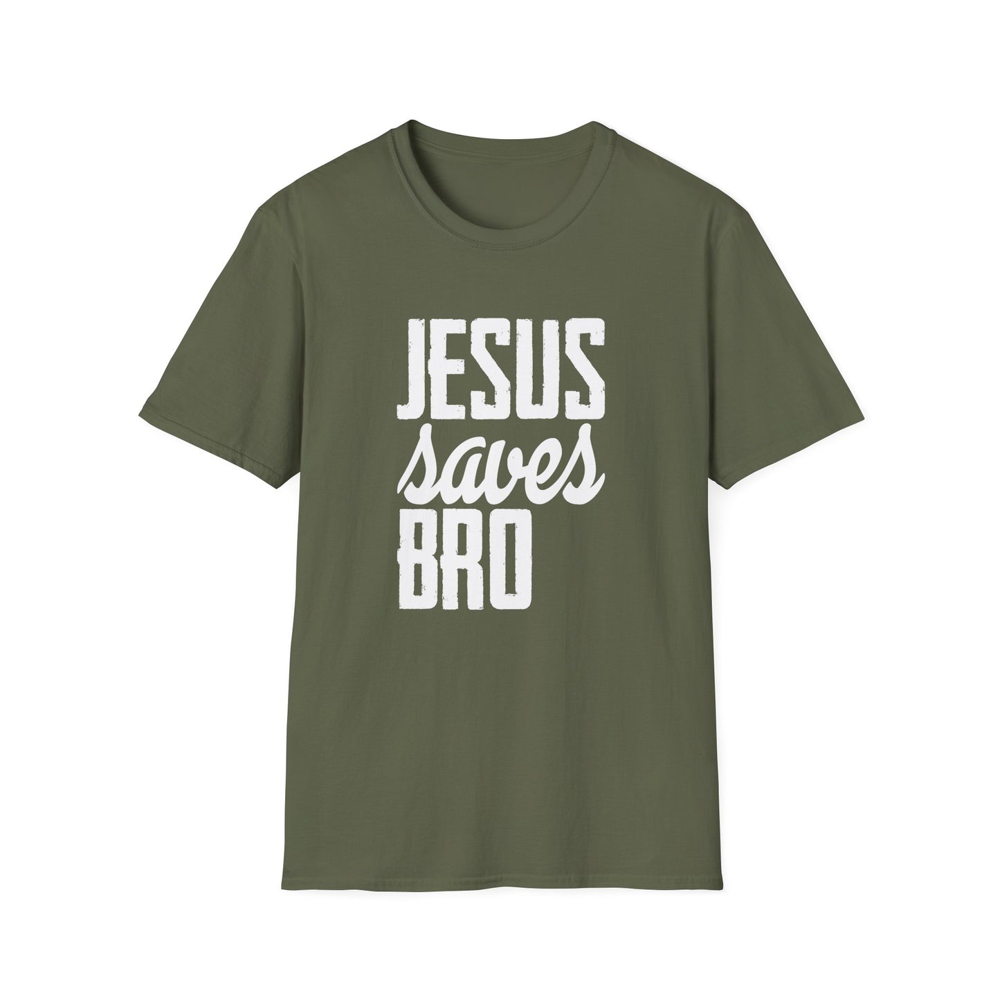 Jesus Saves Bro - Unisex Softstyle T-Shirt