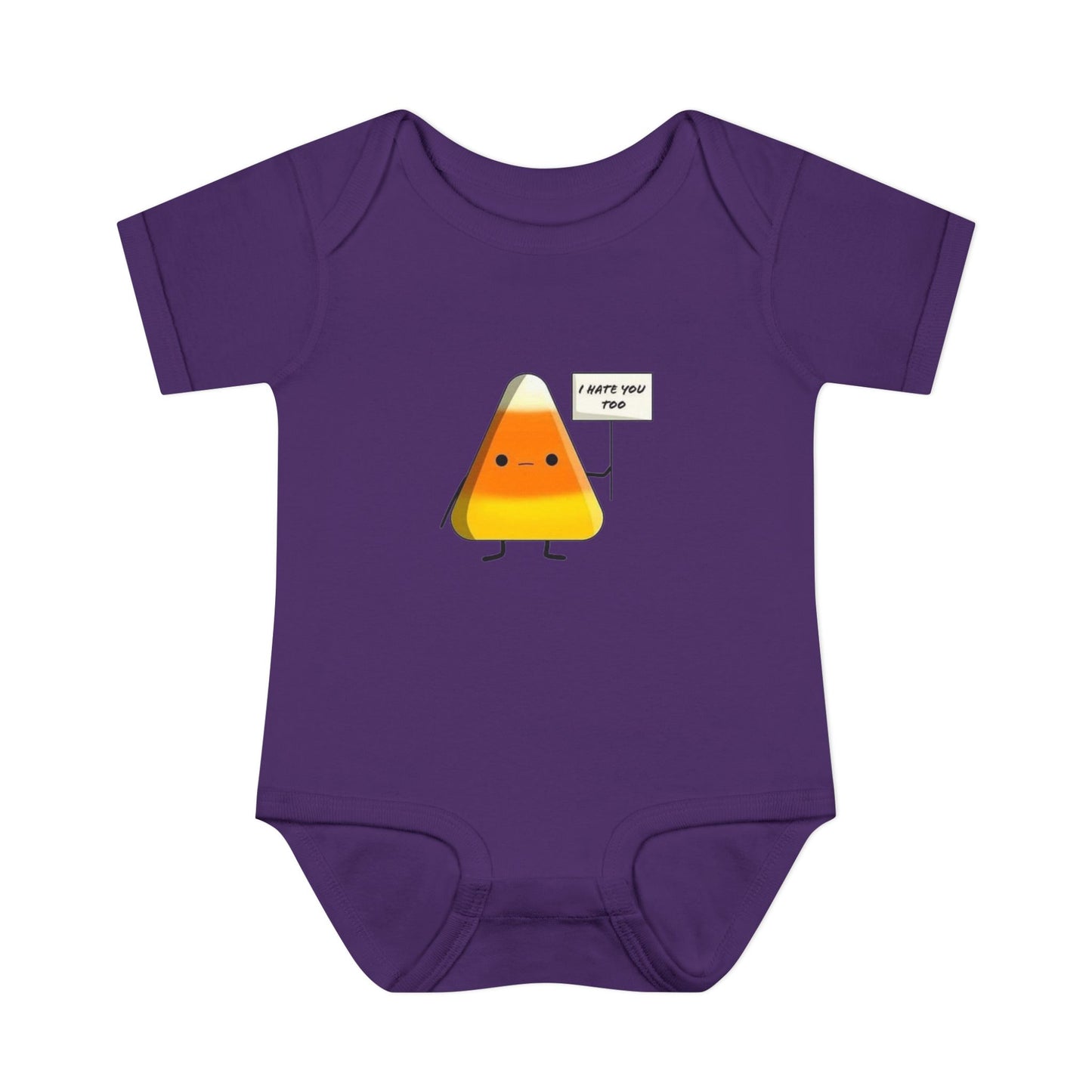 Onesie - Candy Corn I Hate You Too Infant Baby Rib Bodysuit