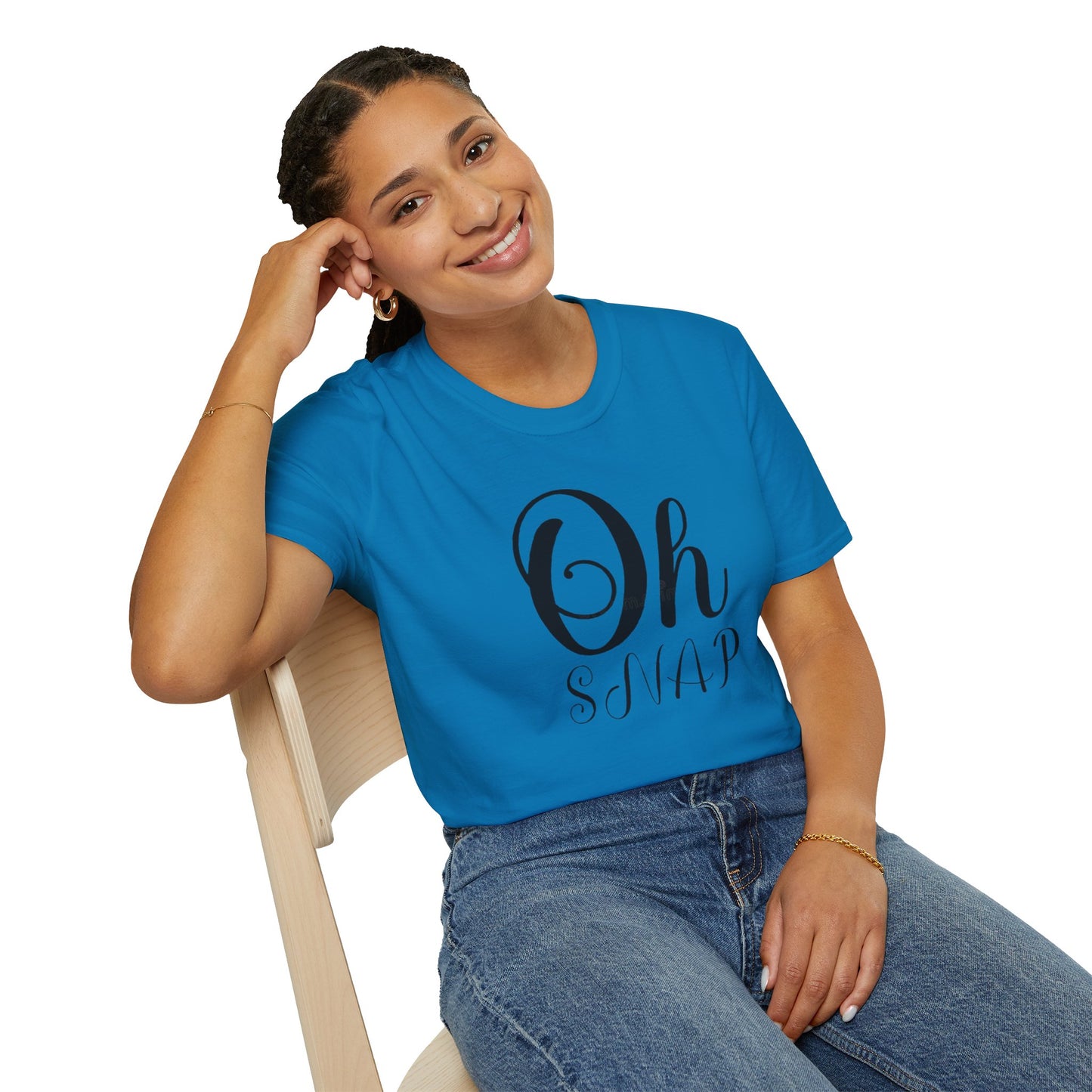 Funny Oh Snap Unisex Softstyle T-Shirt | Cute Gift for Friends, Family, Birthday, Humor, Casual Wear