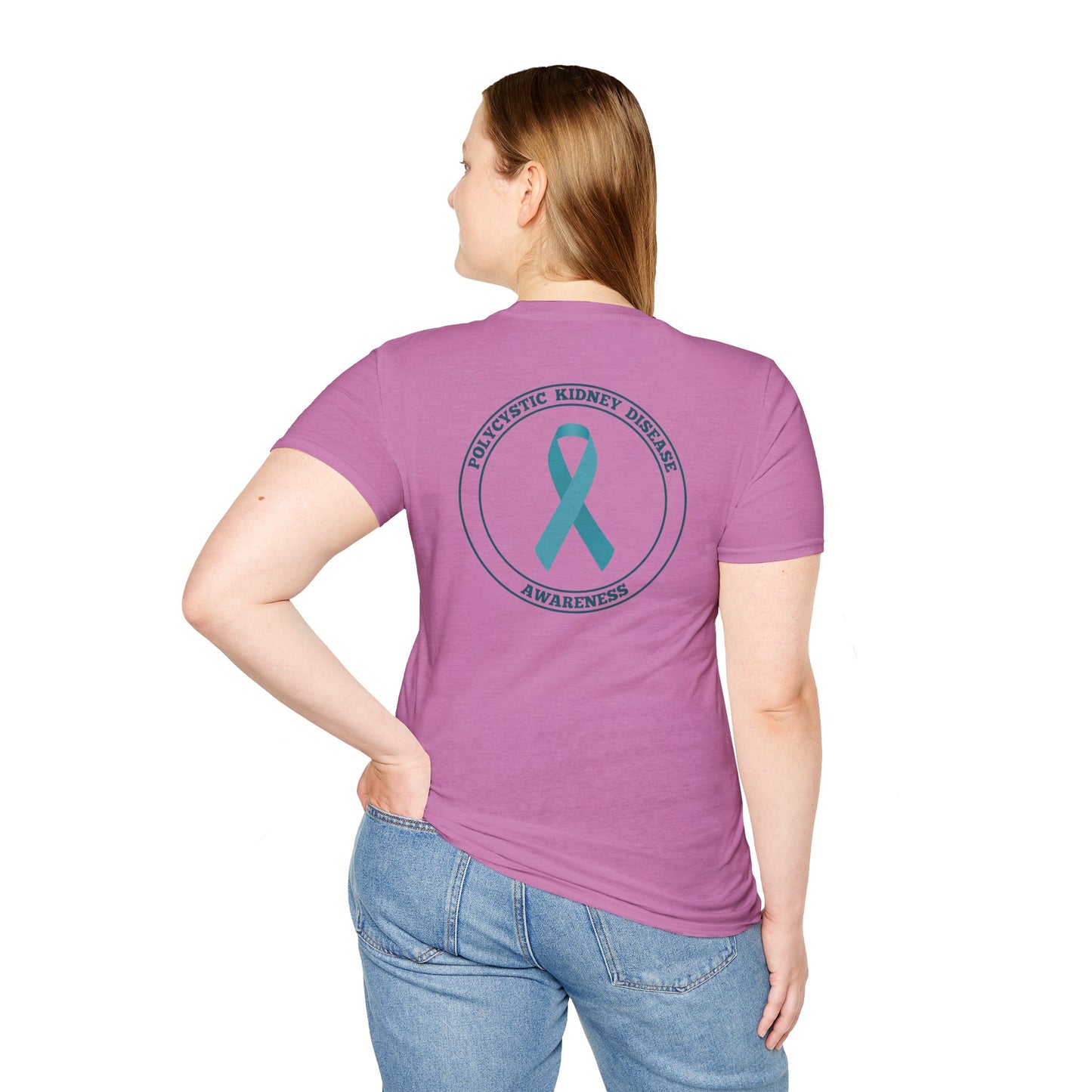 Polycystic Kidney Disease Awareness T-Shirt for Campus Support