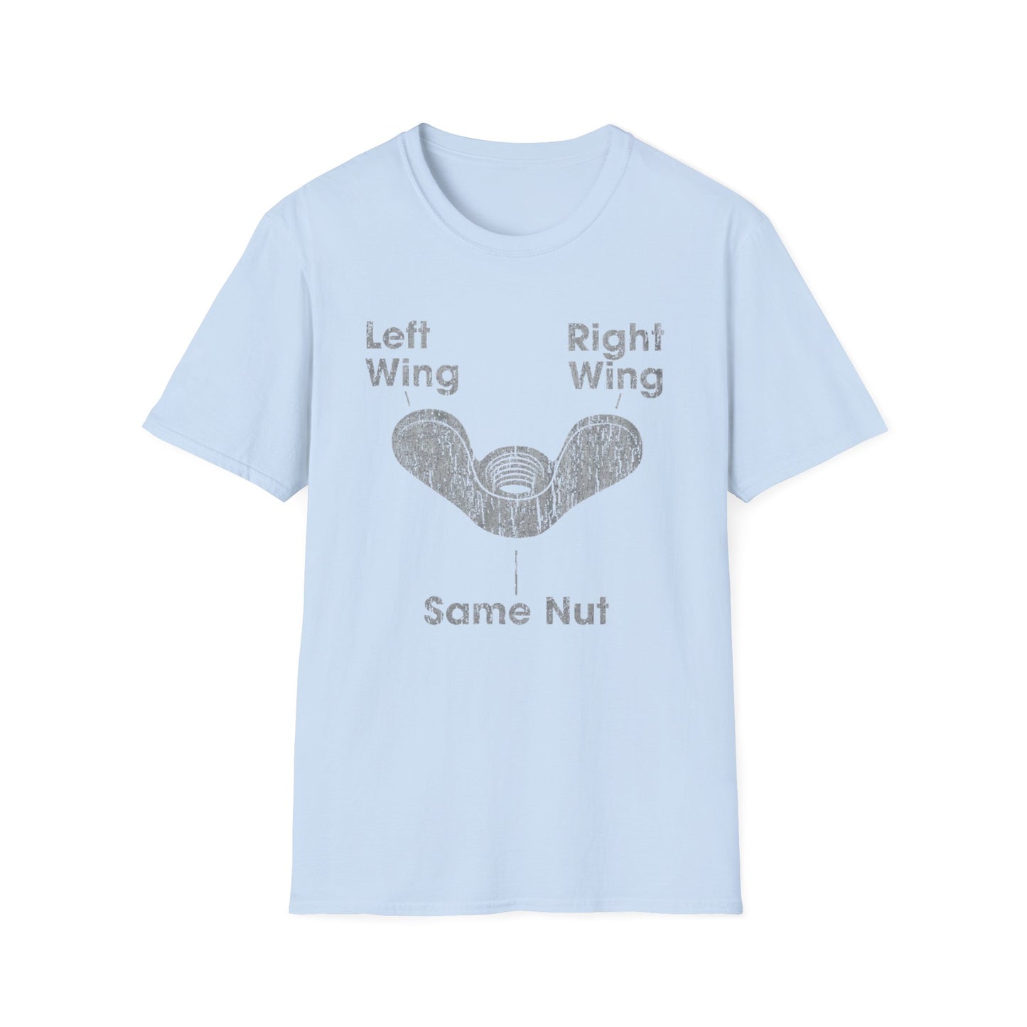 Left Wing Right Wing Same Nut - Unisex Softstyle T-Shirt