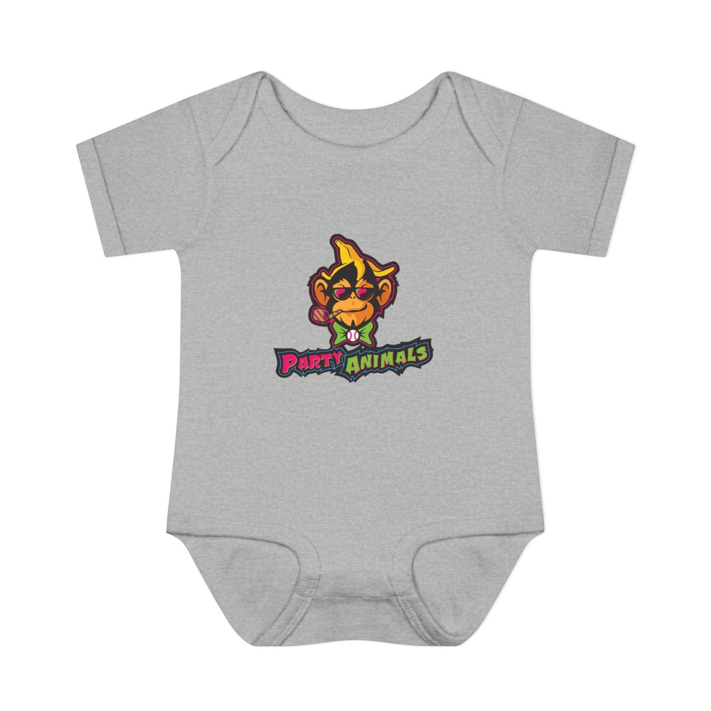 Onesie - Banana Ball League Team Party Animals Infant Baby Rib Bodysuit