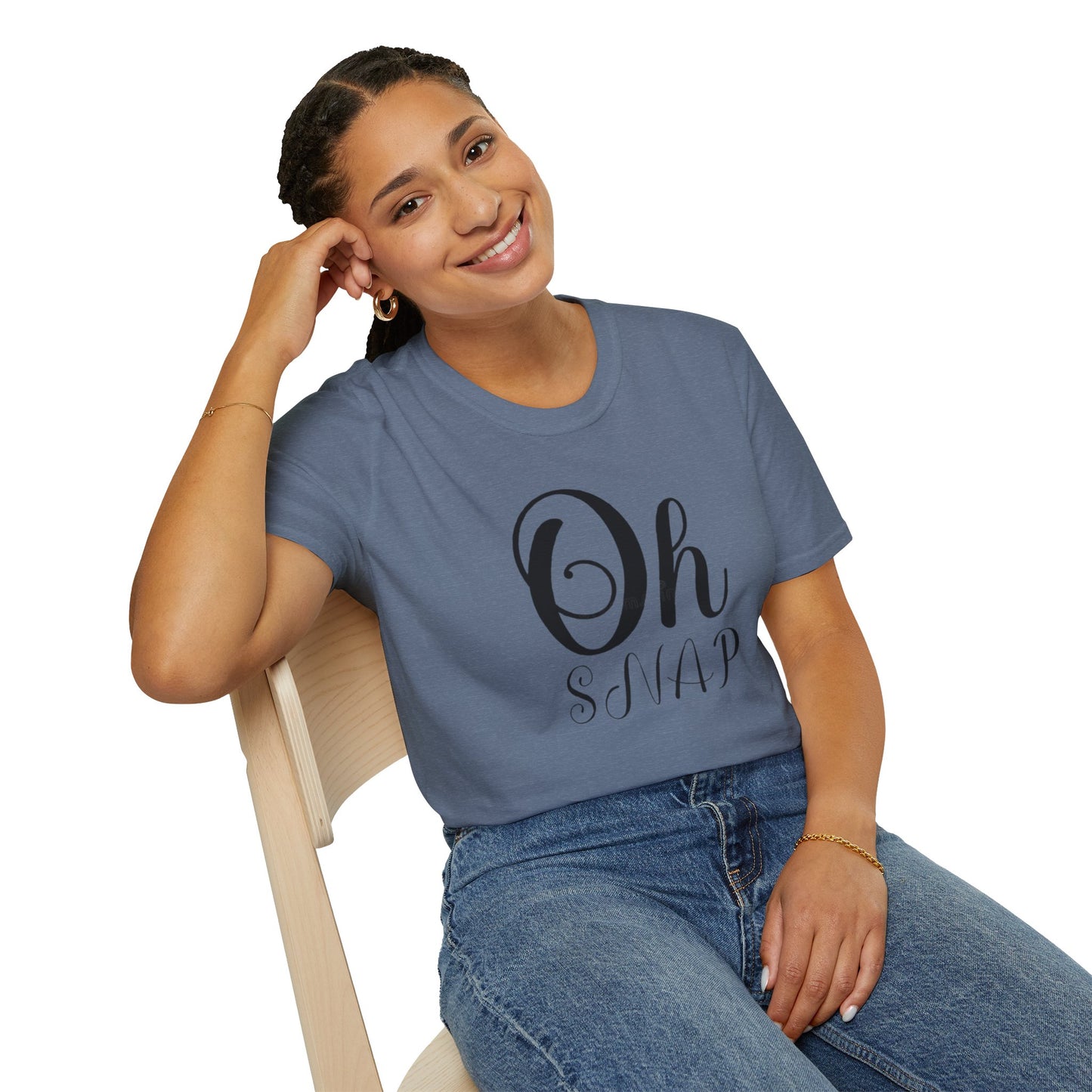Funny Oh Snap Unisex Softstyle T-Shirt | Cute Gift for Friends, Family, Birthday, Humor, Casual Wear