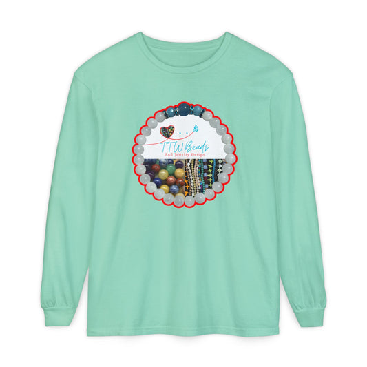 TTW Beads and Gould Creek Farm Vibrant Long Sleeve T-Shirt for Artists and Farmers