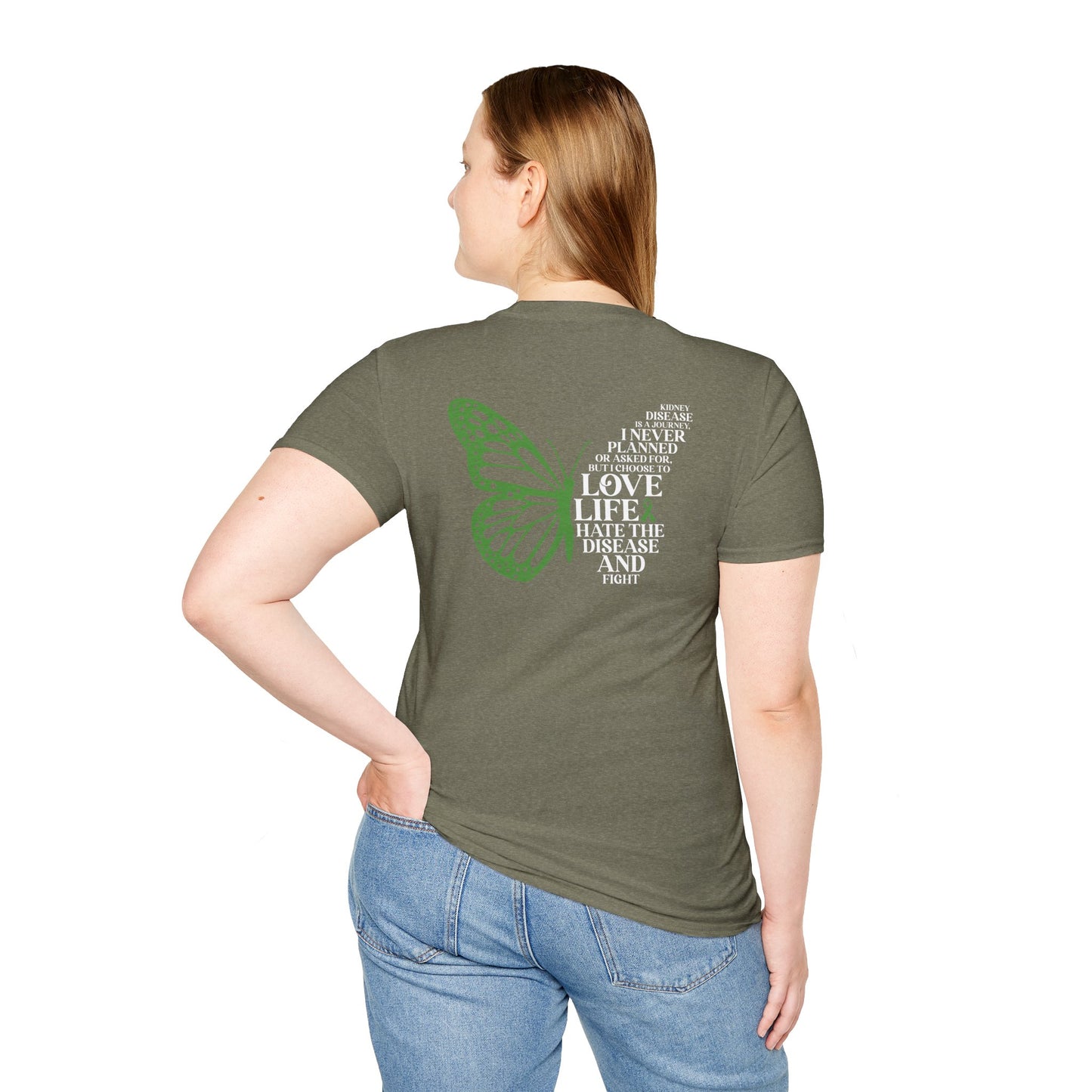Kidney Disease Awareness GRAPHIC ON BACK ONLY T-Shirt