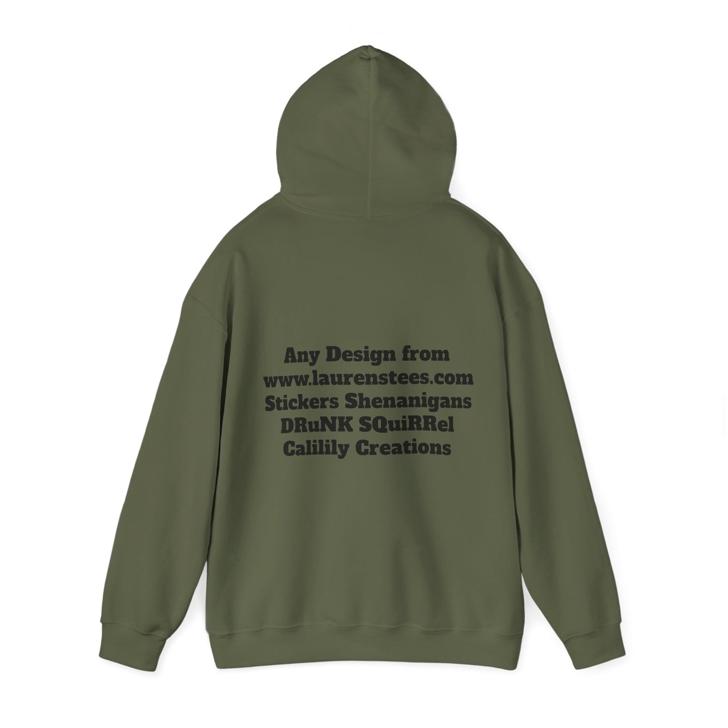 Custom or Any Design on Site Hoodie FRONT AND BACK DESIGNS - Unisex Heavy Blend™ Hooded Sweatshirt