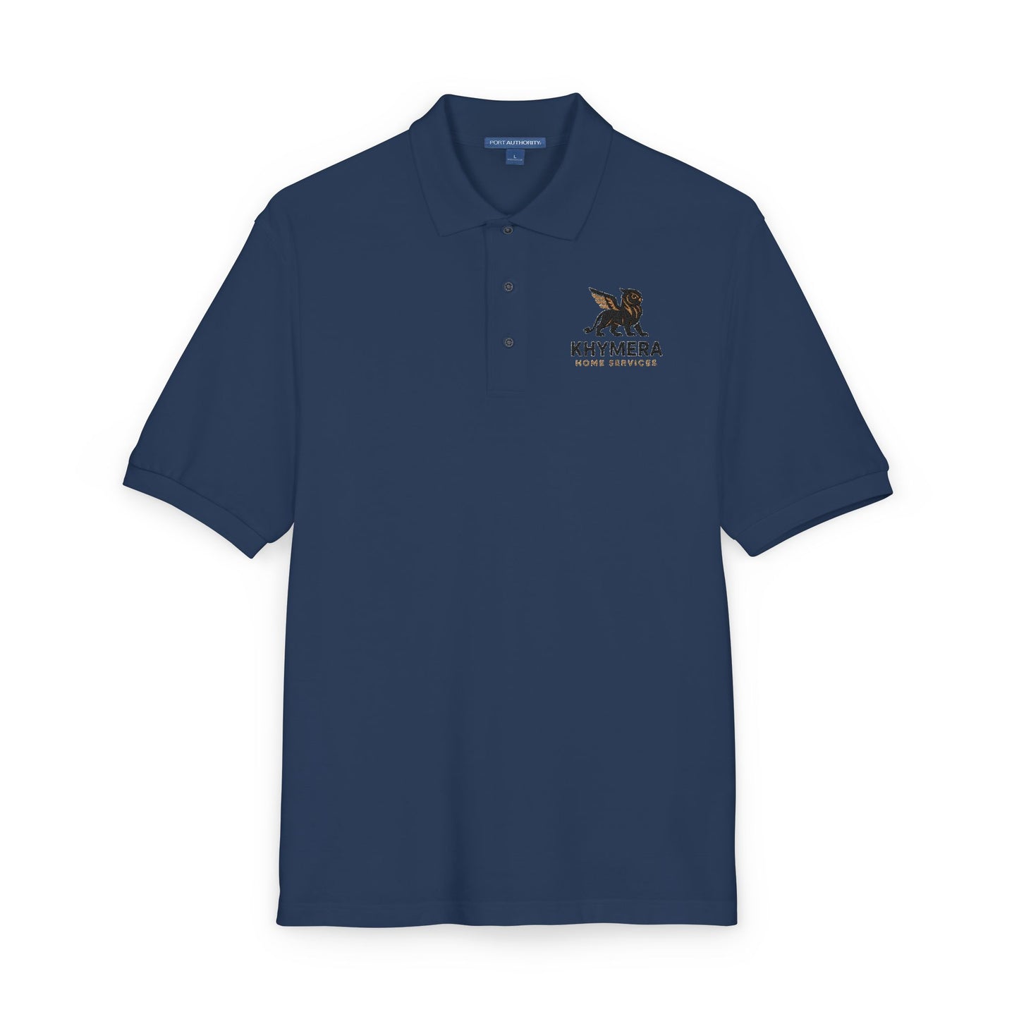 Khymera Home Services Elegant Embroidered Unisex Polo Shirt