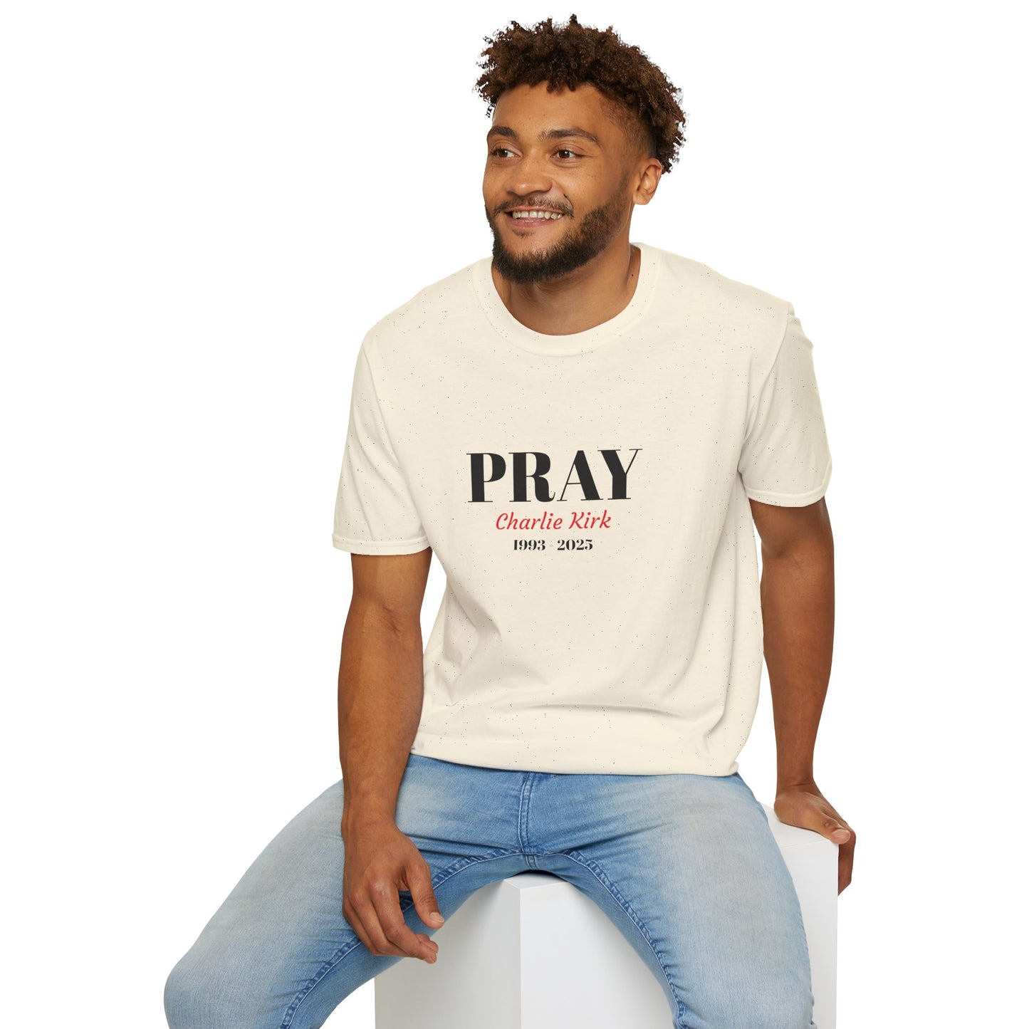 Unisex T-Shirt Charlie Kirk Remembrance Pray Shirt