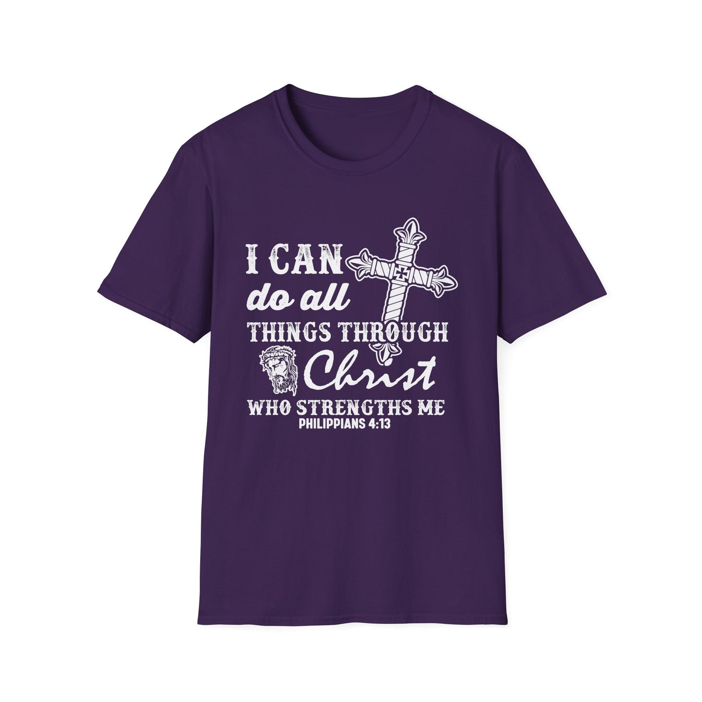 I can do all things through Christ - Unisex Softstyle T-Shirt
