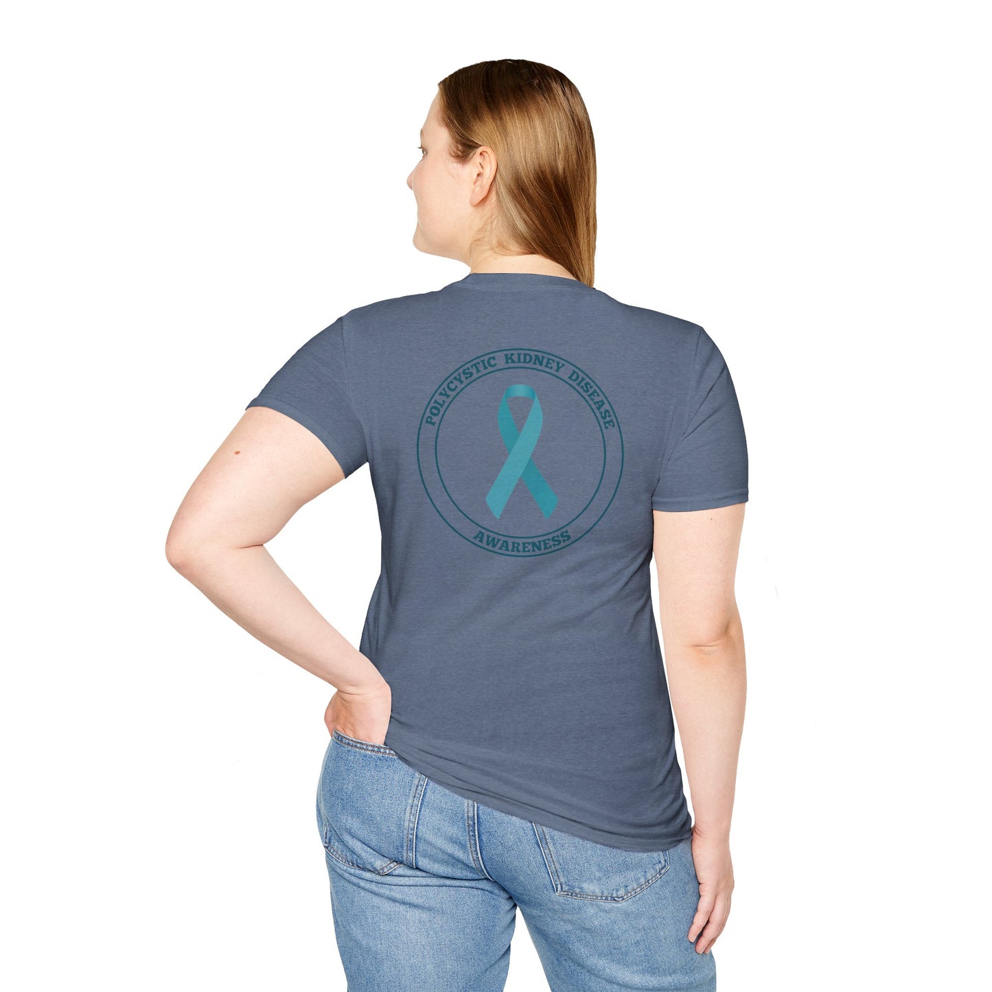 Polycystic Kidney Disease Awareness T-Shirt for Campus Support