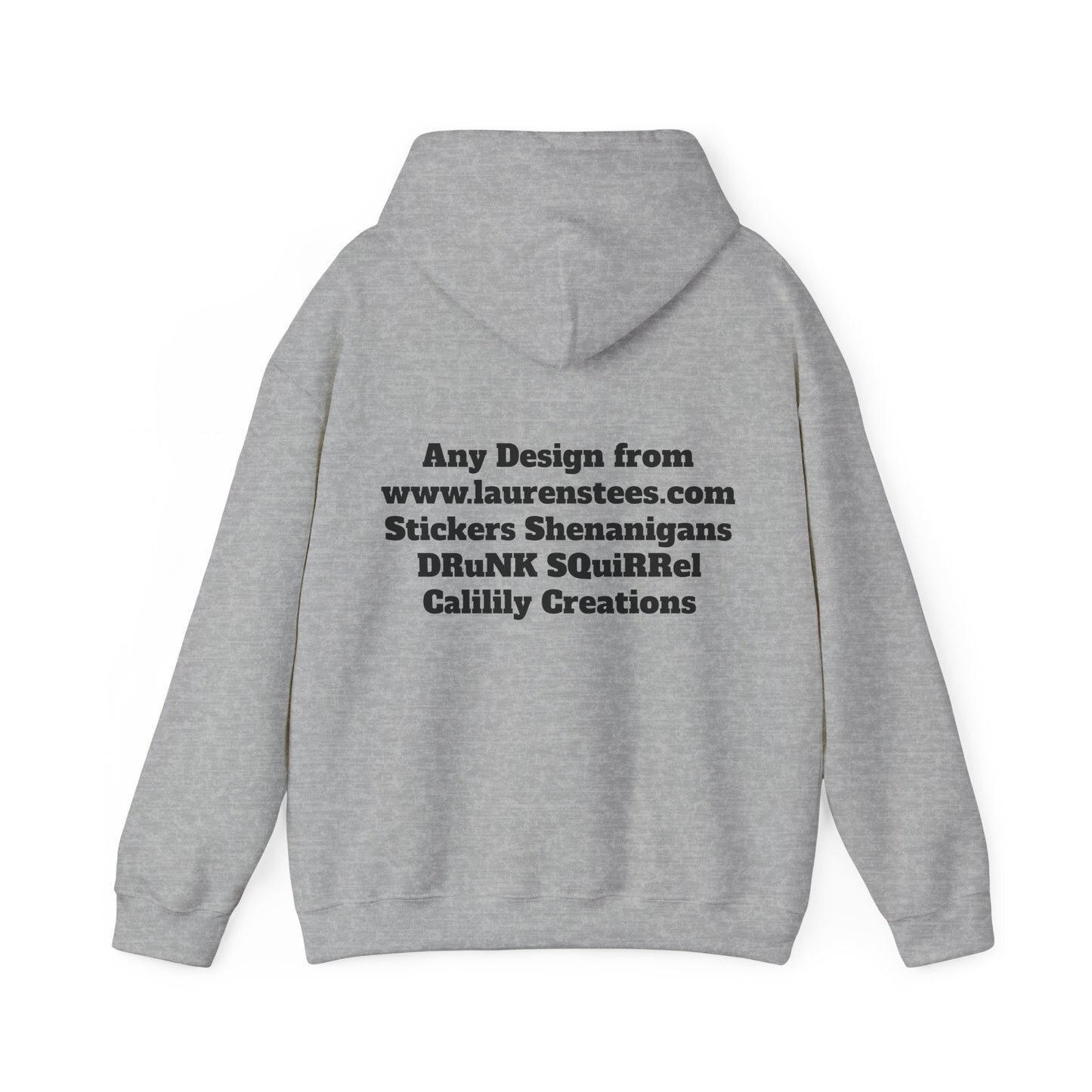 Custom or Any Design on Site Hoodie FRONT AND BACK DESIGNS - Unisex Heavy Blend™ Hooded Sweatshirt