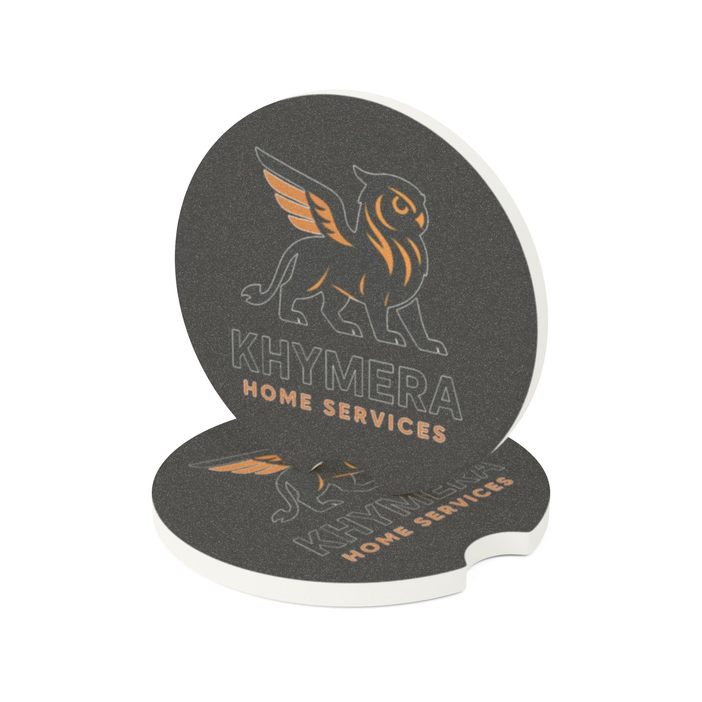 Khymera Custom Soapstone Car Coaster, Personalized Car Accessories, Unique Auto Gifts, Home Services Decoration, Car Enthusiast Gift