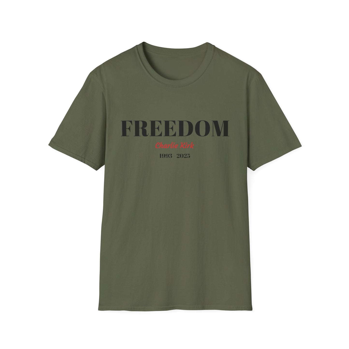Unisex T-Shirt Charlie Kirk Freedom Shirt
