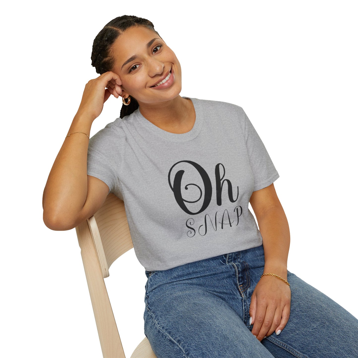 Funny Oh Snap Unisex Softstyle T-Shirt | Cute Gift for Friends, Family, Birthday, Humor, Casual Wear