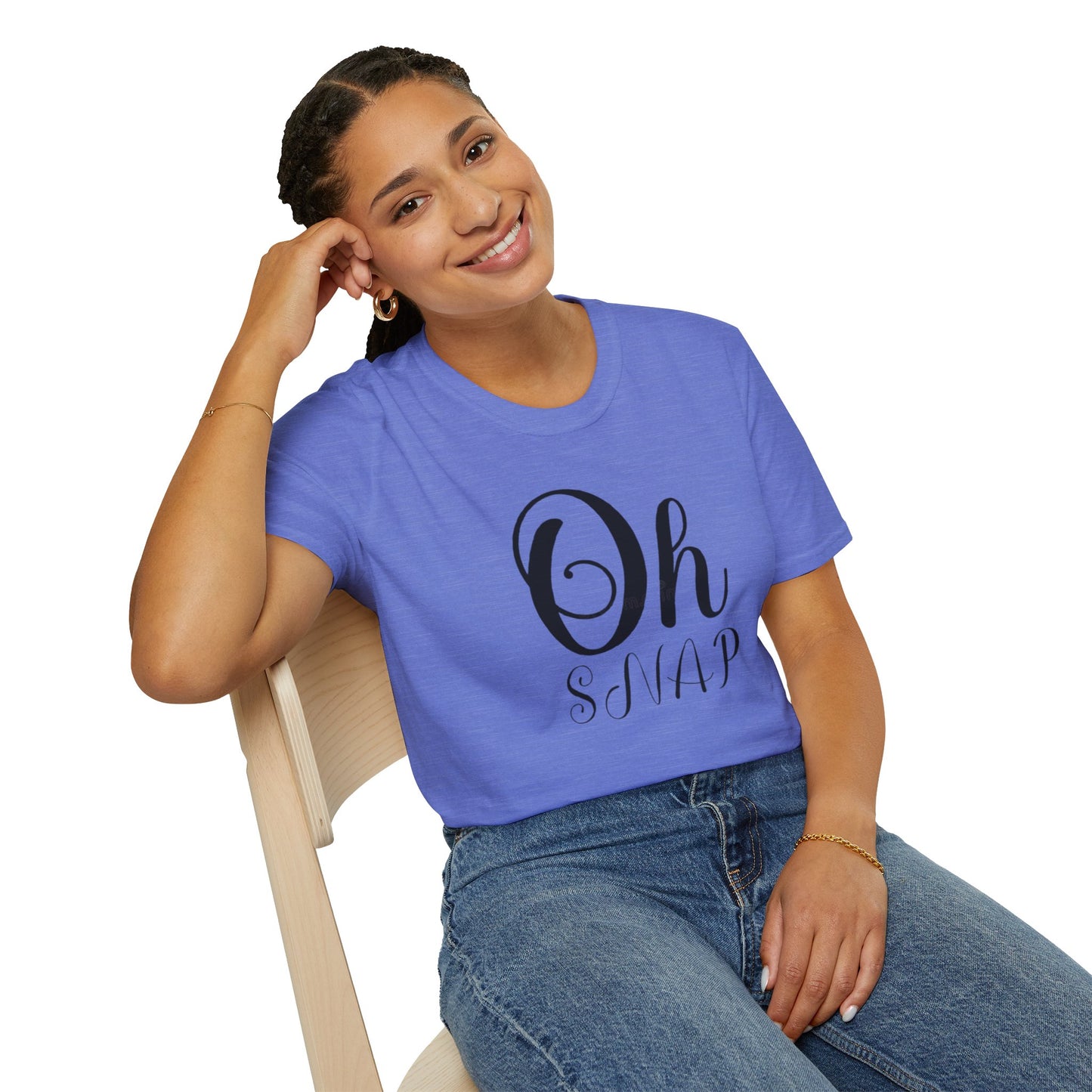 Funny Oh Snap Unisex Softstyle T-Shirt | Cute Gift for Friends, Family, Birthday, Humor, Casual Wear