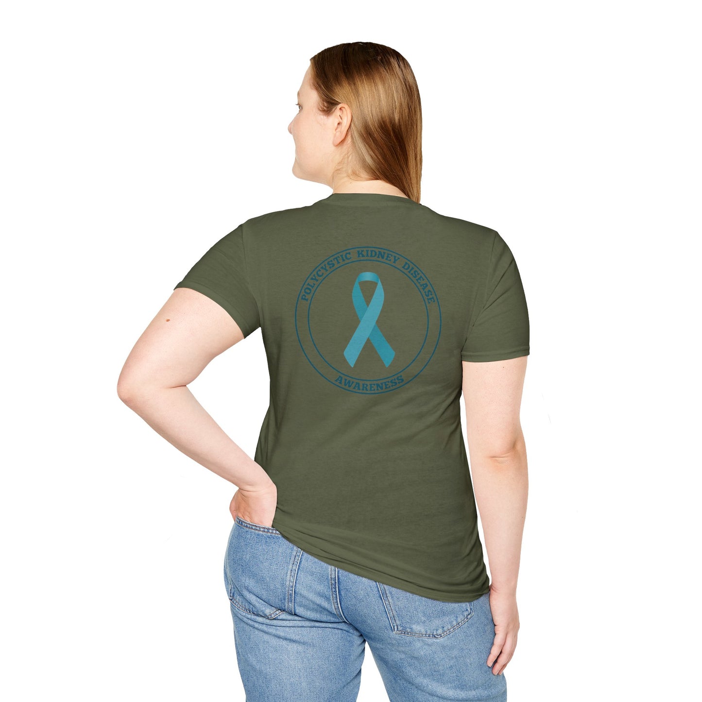 Polycystic Kidney Disease Awareness T-Shirt for Campus Support