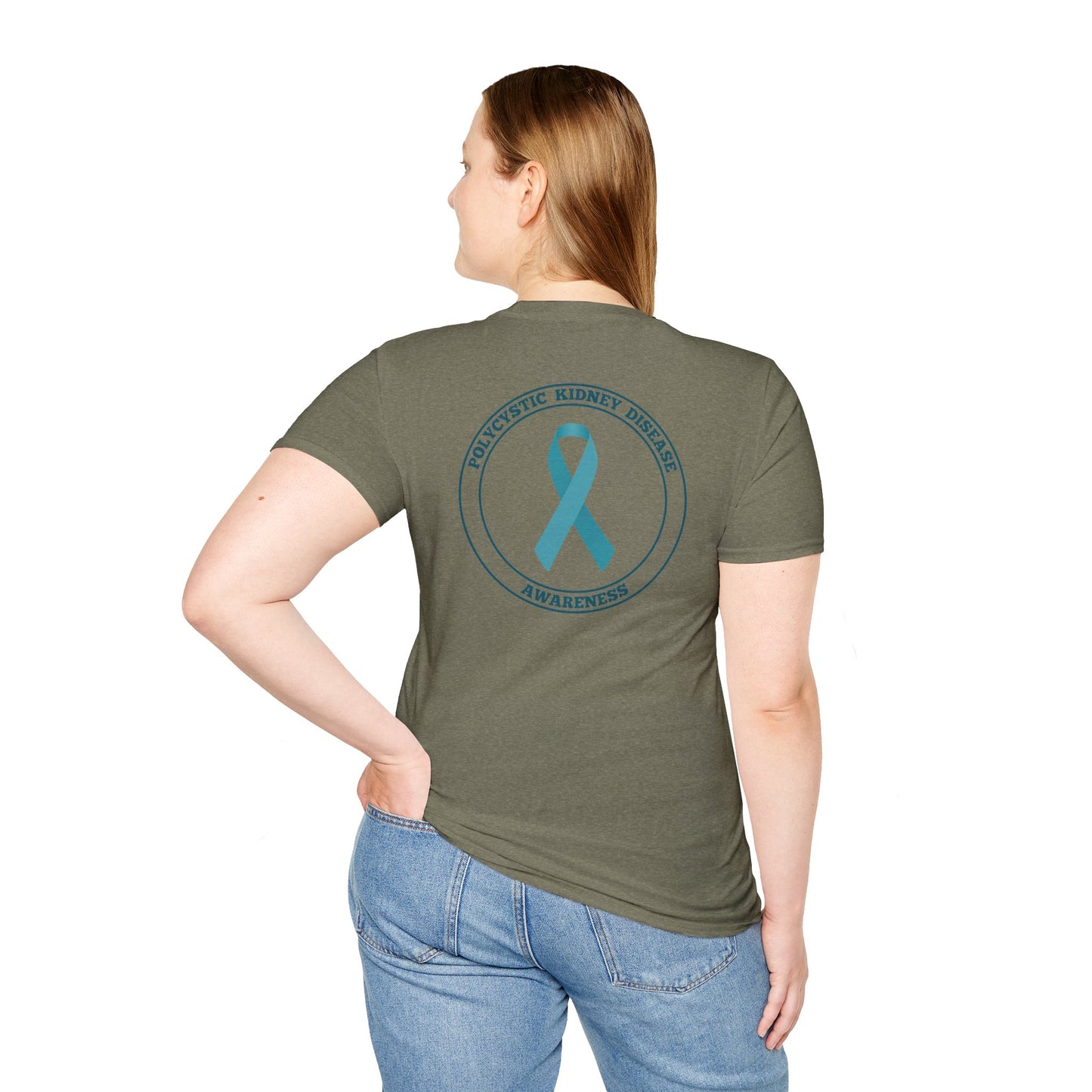 Polycystic Kidney Disease Awareness T-Shirt for Campus Support