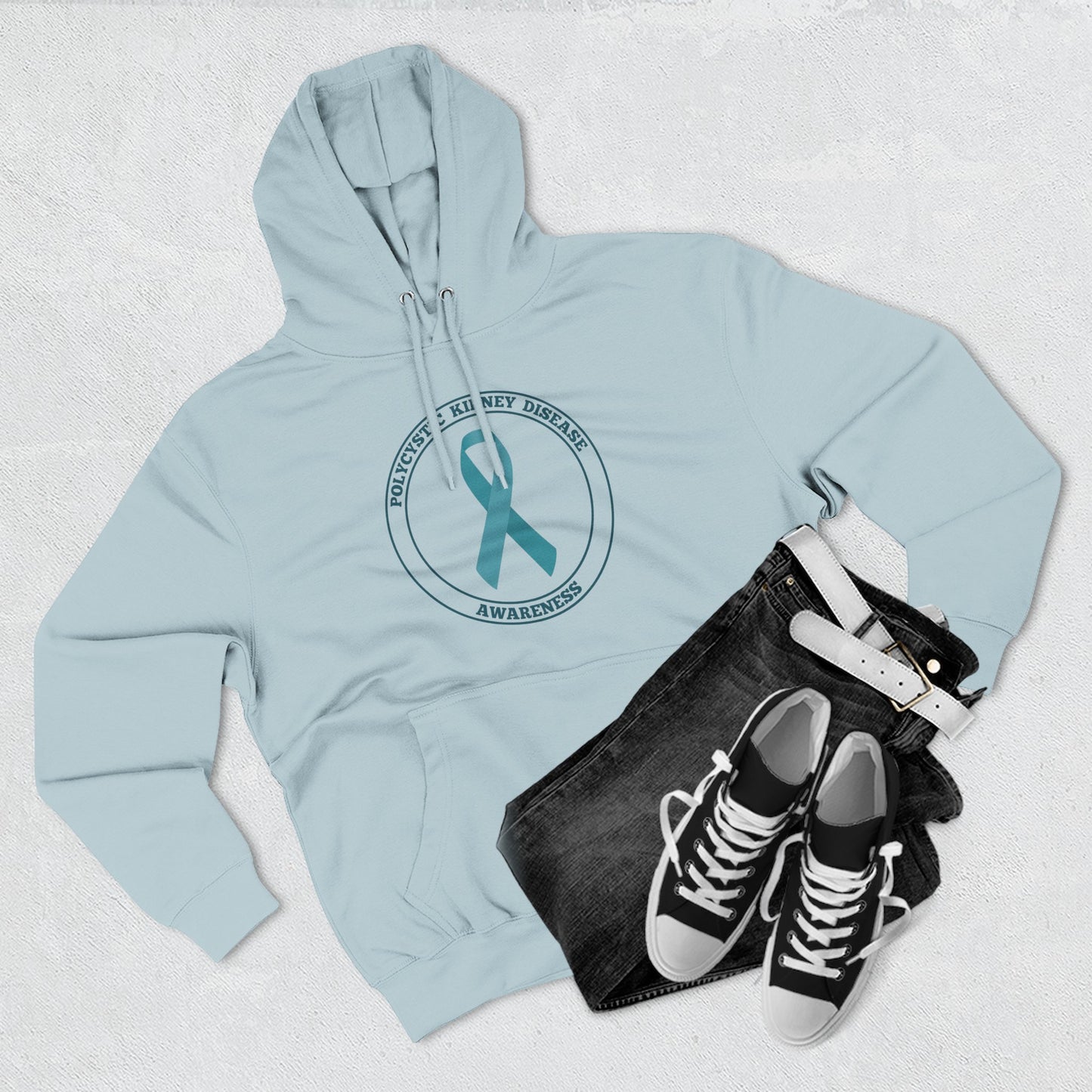 Fleece Hoodie Polycystic Kidney Disease Awareness