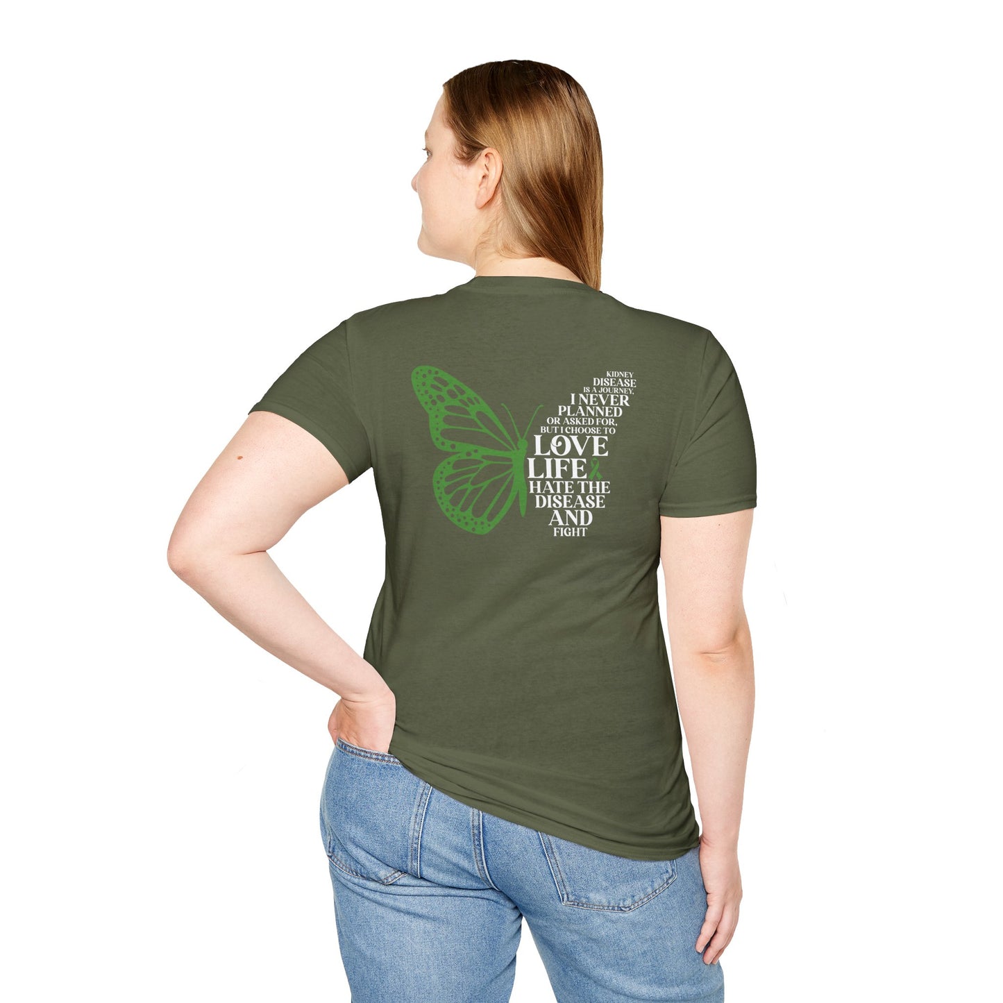 Kidney Disease Awareness GRAPHIC ON BACK ONLY T-Shirt