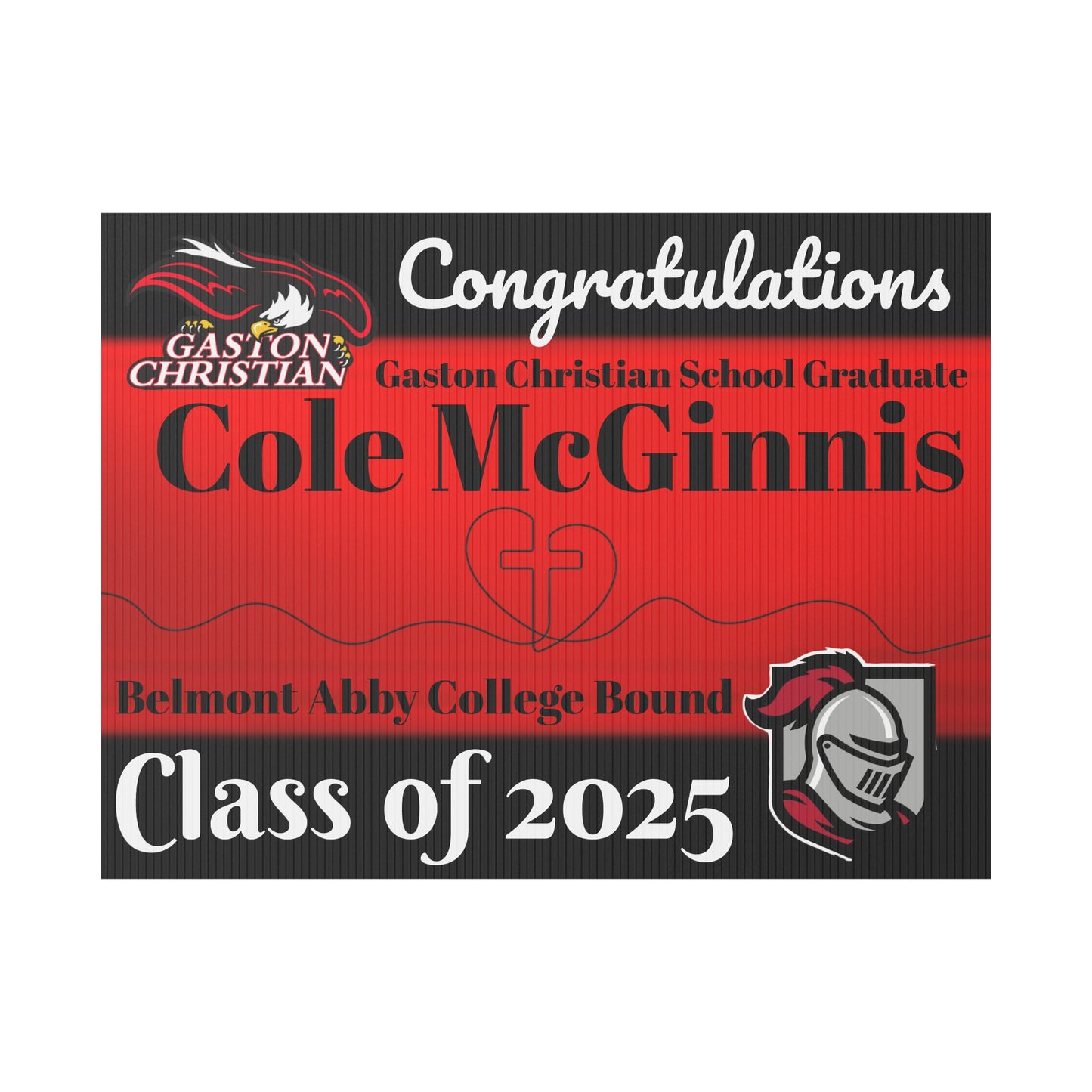 COLE class of 2025 - Plastic Yard Sign