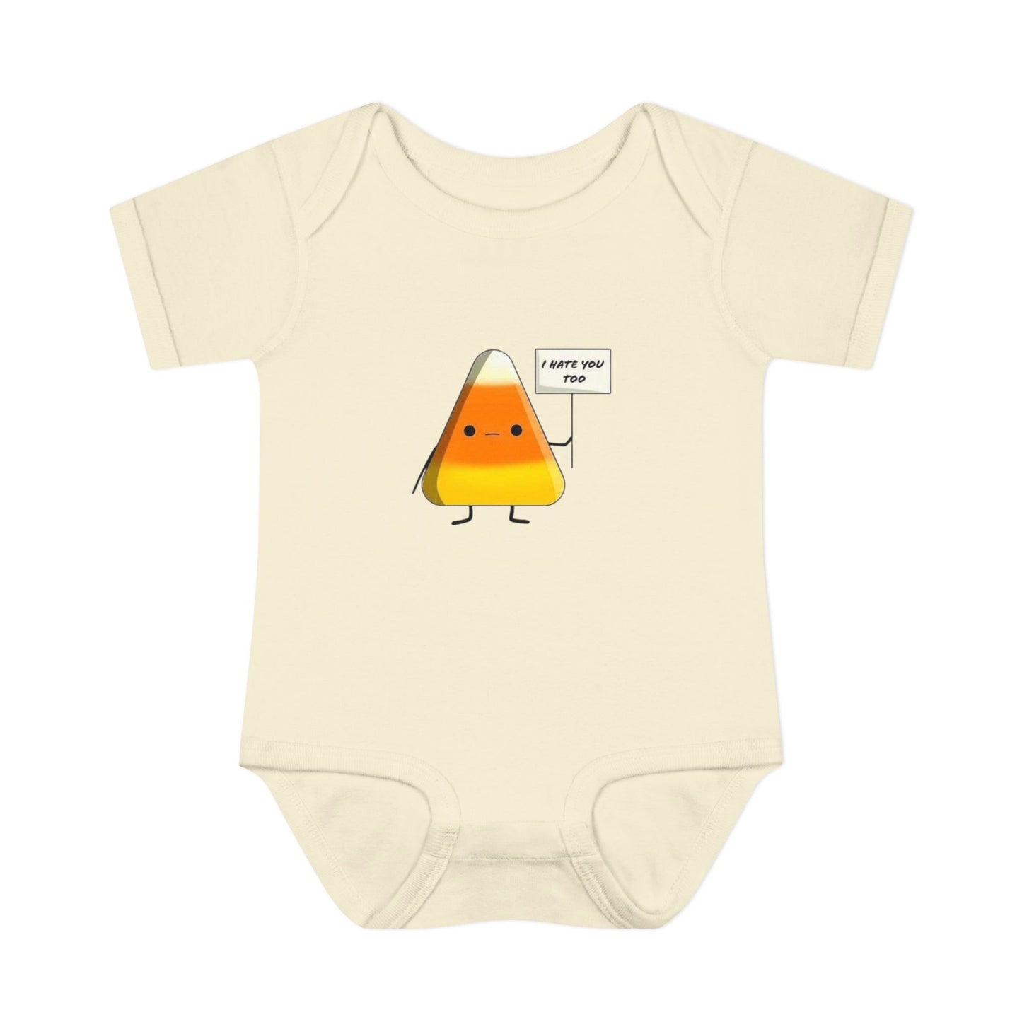 Onesie - Candy Corn I Hate You Too Infant Baby Rib Bodysuit