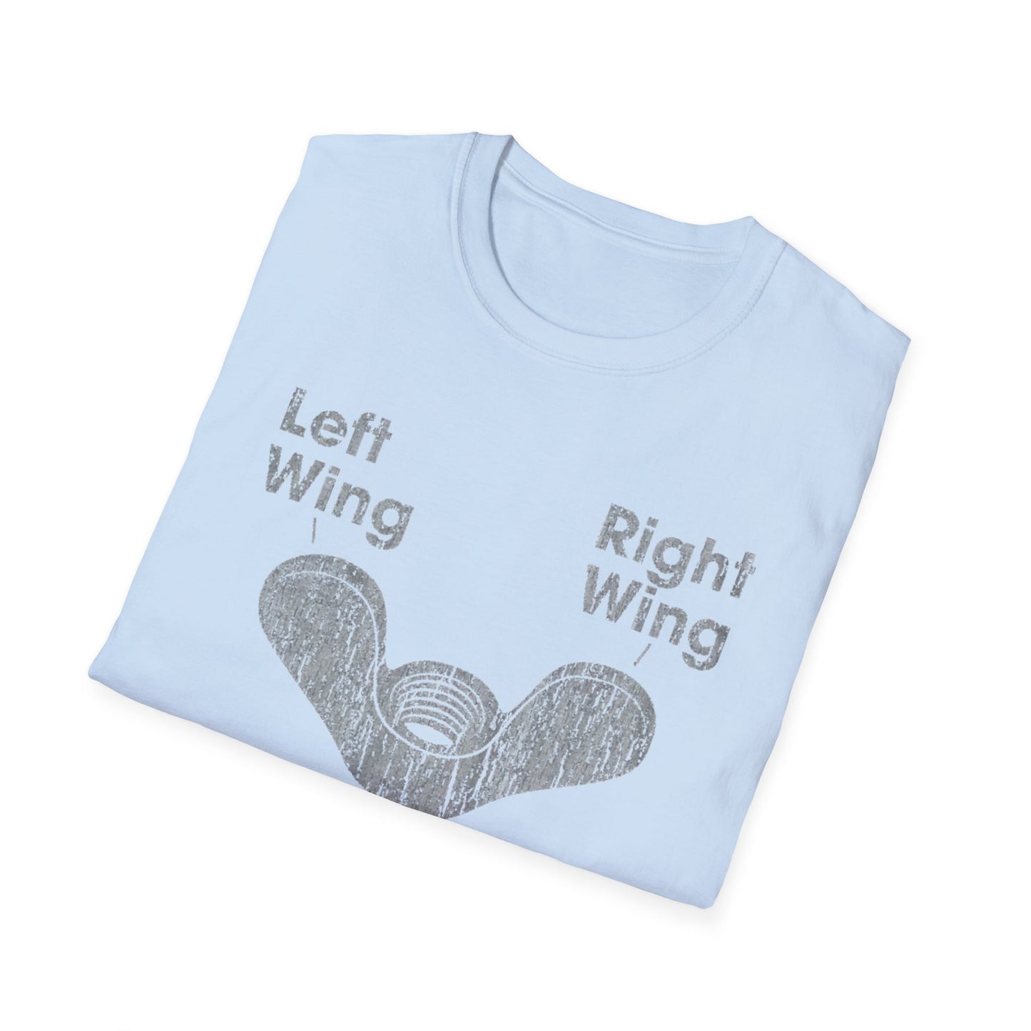 Left Wing Right Wing Same Nut - Unisex Softstyle T-Shirt