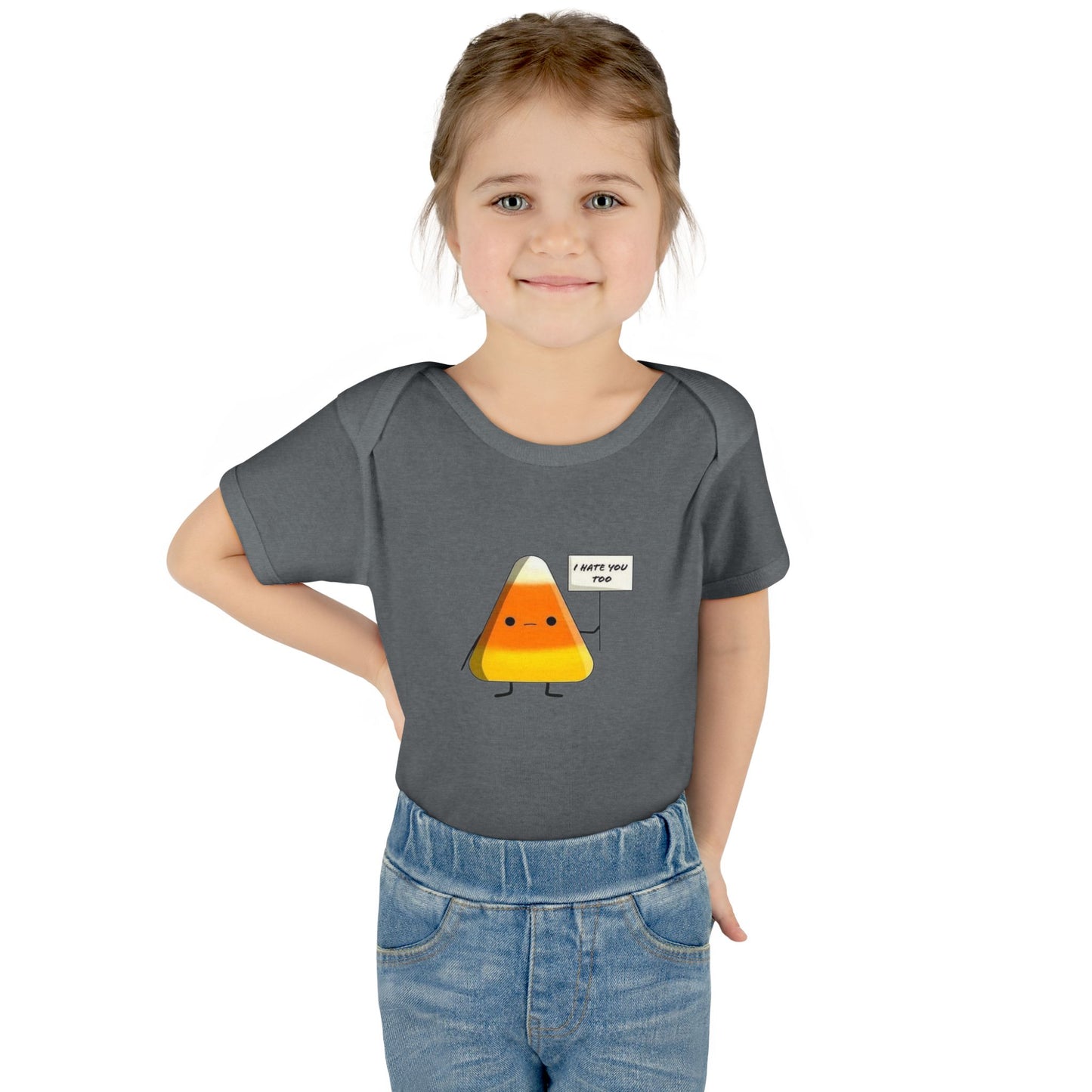Onesie - Candy Corn I Hate You Too Infant Baby Rib Bodysuit