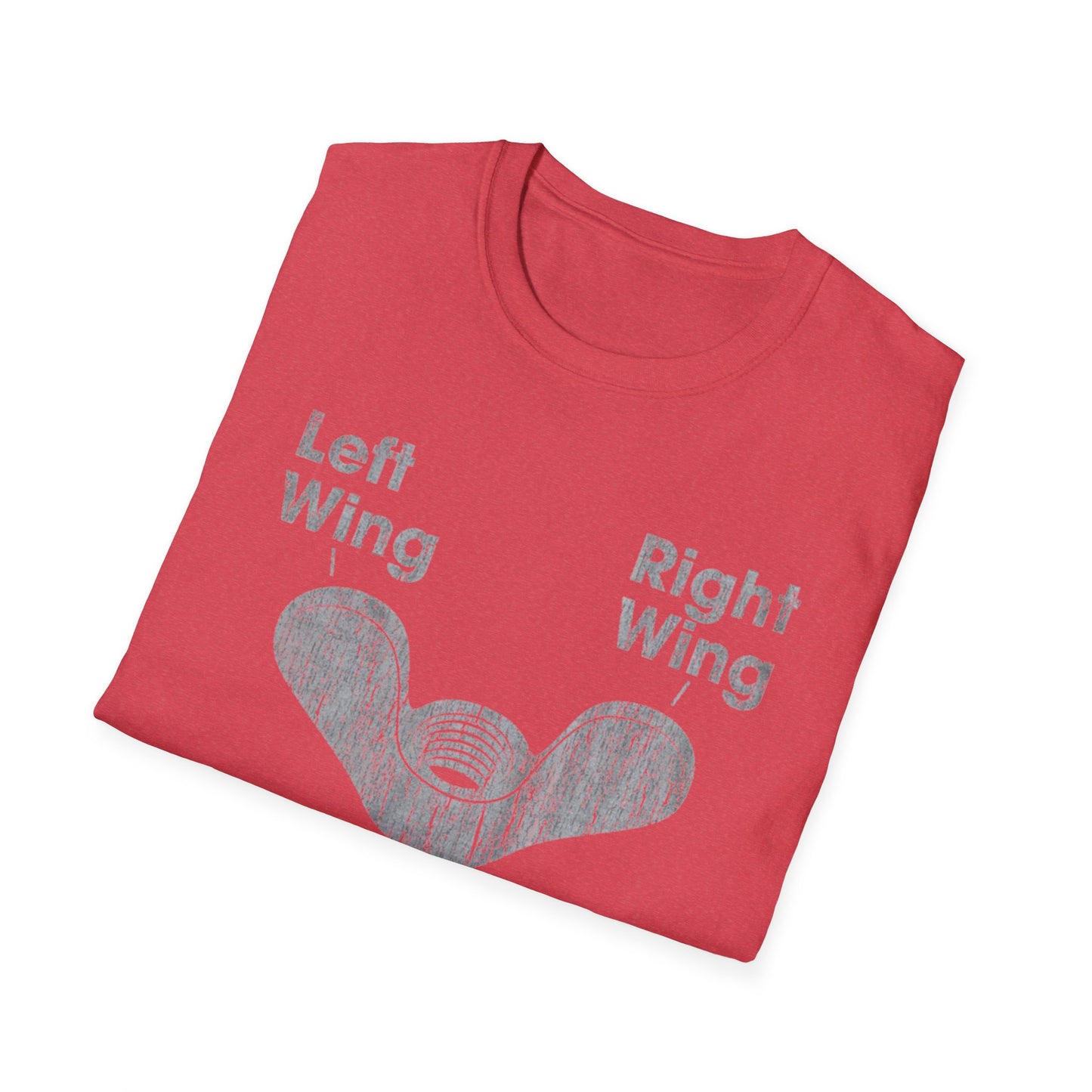 Left Wing Right Wing Same Nut - Unisex Softstyle T-Shirt