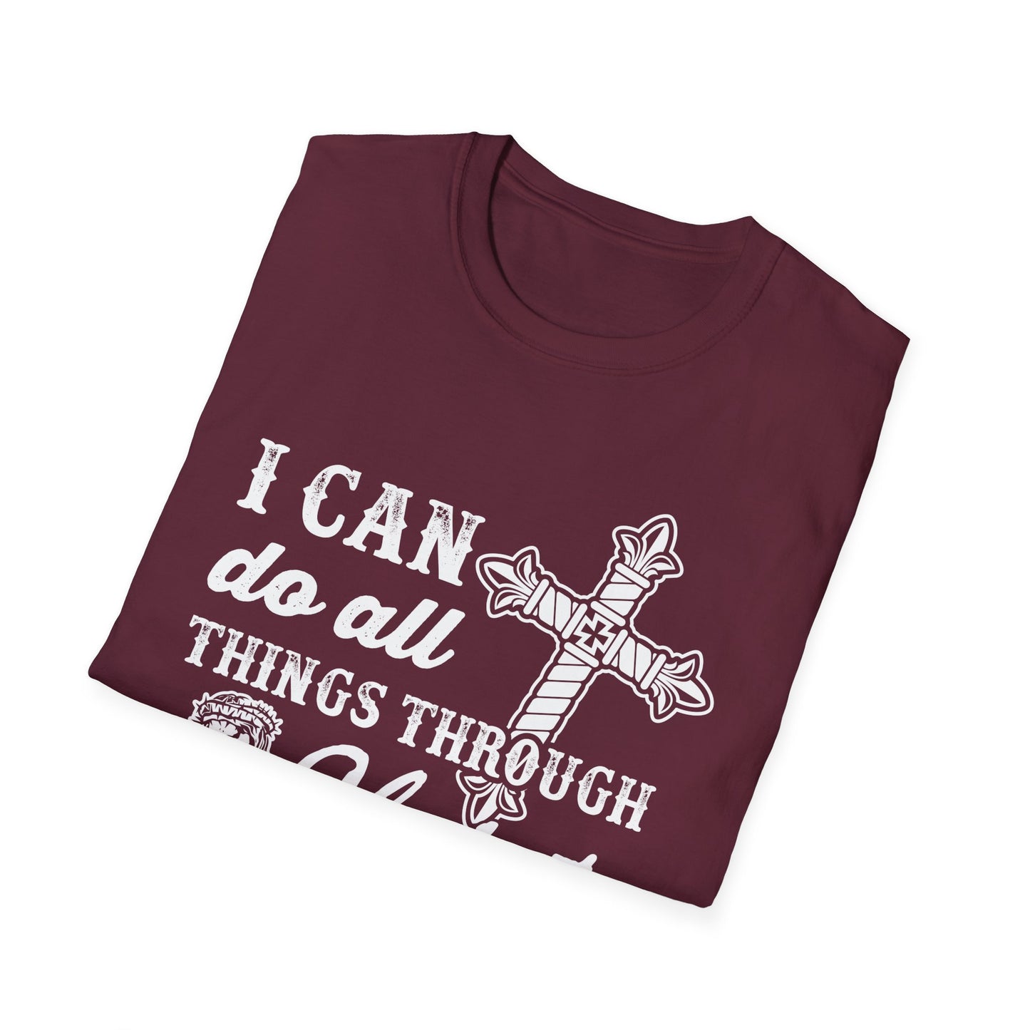 I can do all things through Christ - Unisex Softstyle T-Shirt