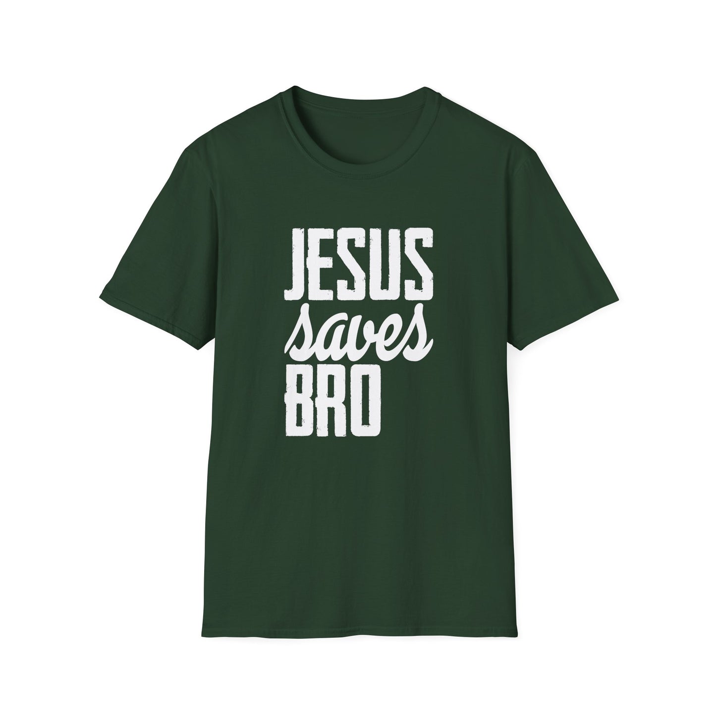 Jesus Saves Bro - Unisex Softstyle T-Shirt