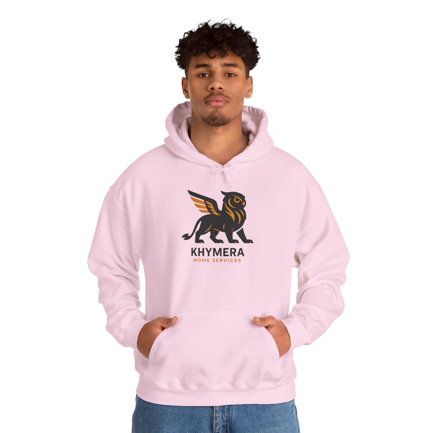 Khymera Home Services Dragon Hoodie, Cozy Unisex Hooded Sweatshirt, Gift for Homeowners, Dragon Lover Apparel, Cool Casual Wear