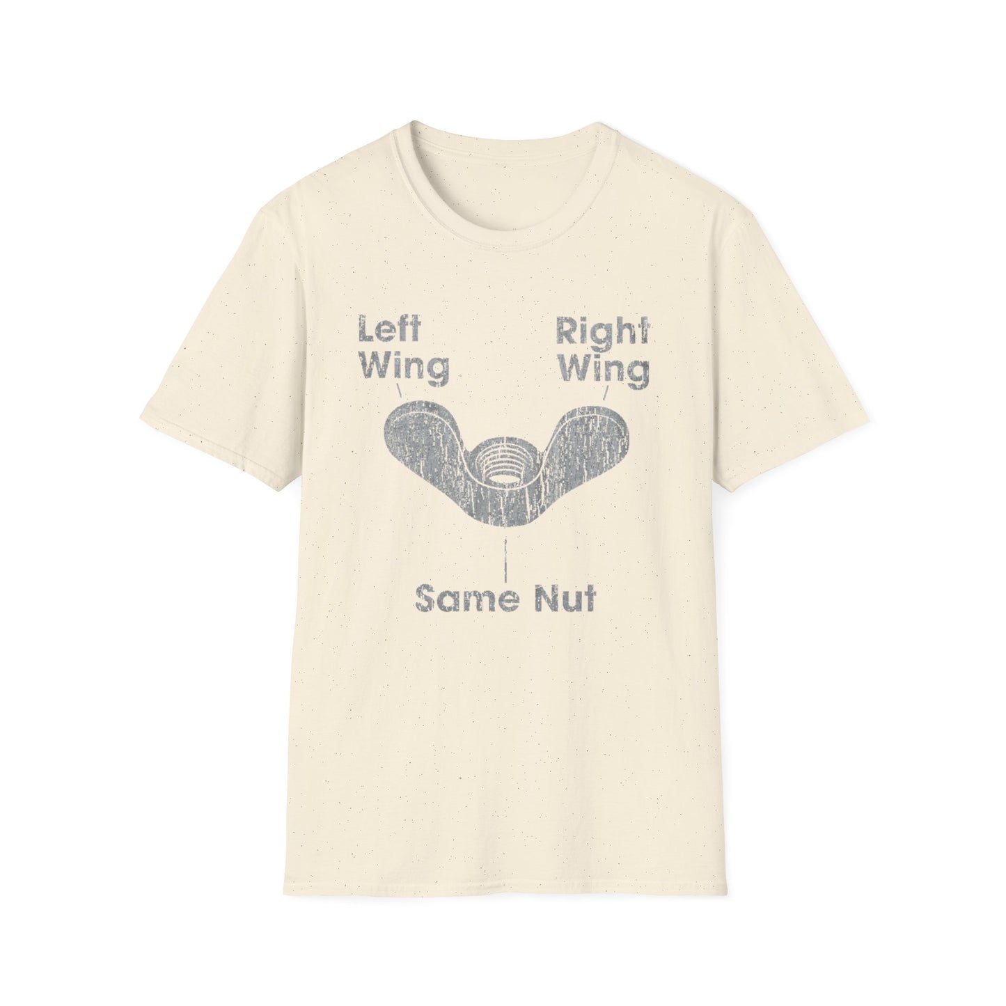 Left Wing Right Wing Same Nut - Unisex Softstyle T-Shirt